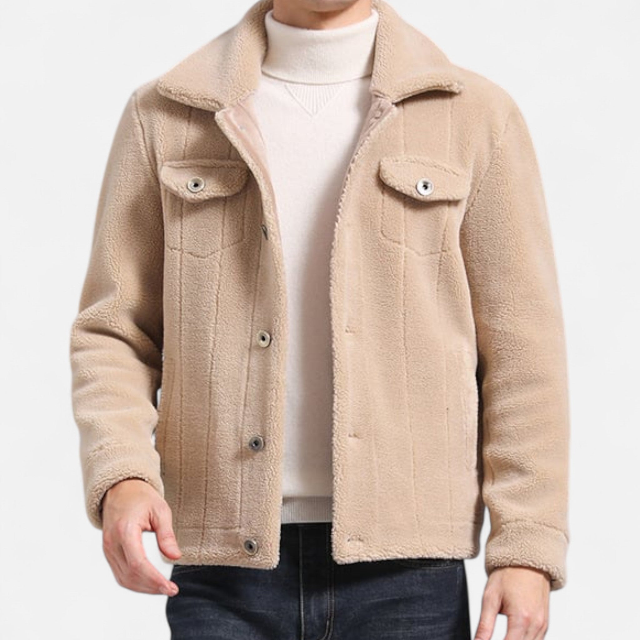 Vellardo Moda | Men's Fleece Sweatshirt – Comfort and Warmth for Cold Days