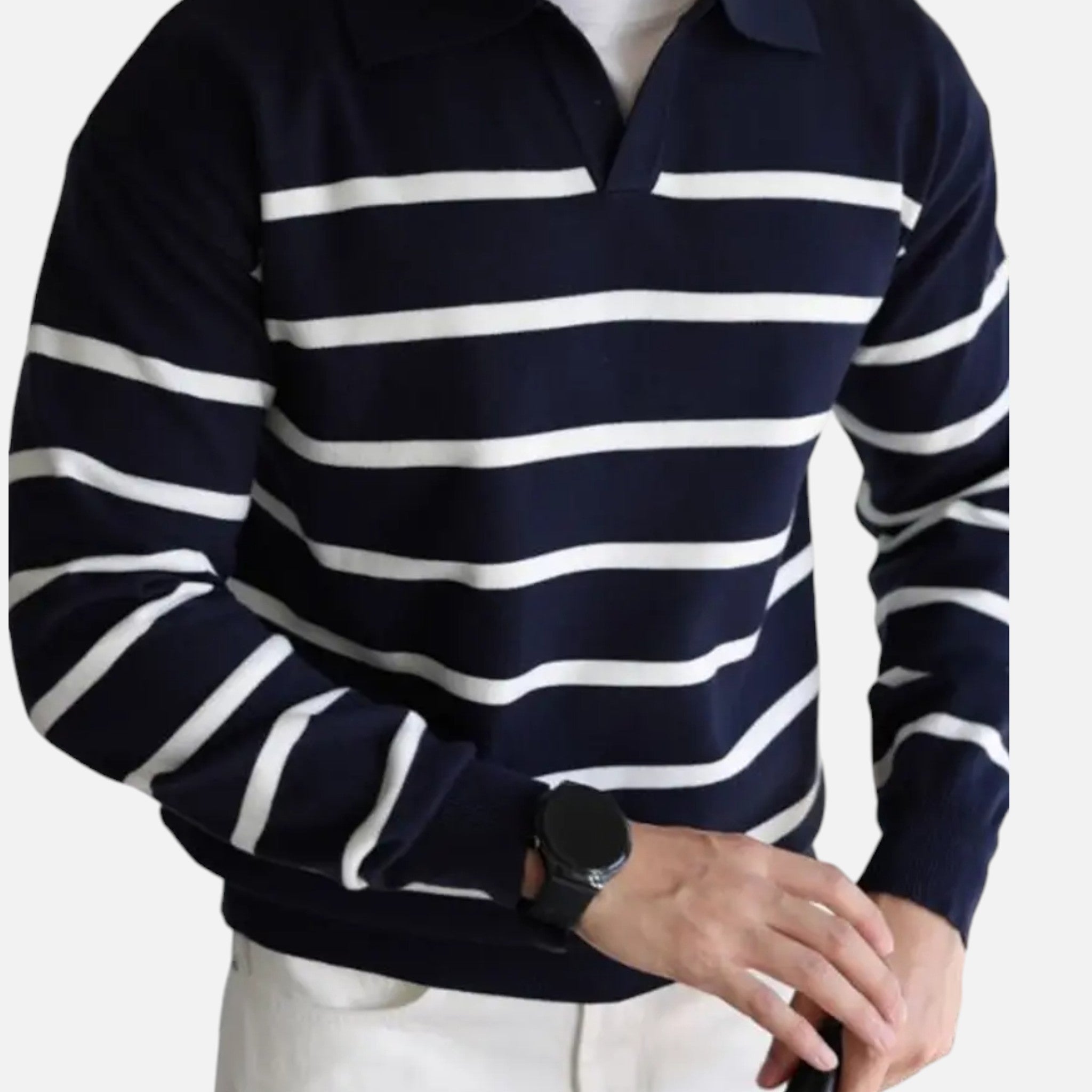 Vellardo Moda | Men's Striped Shirt – Classic and Elegant