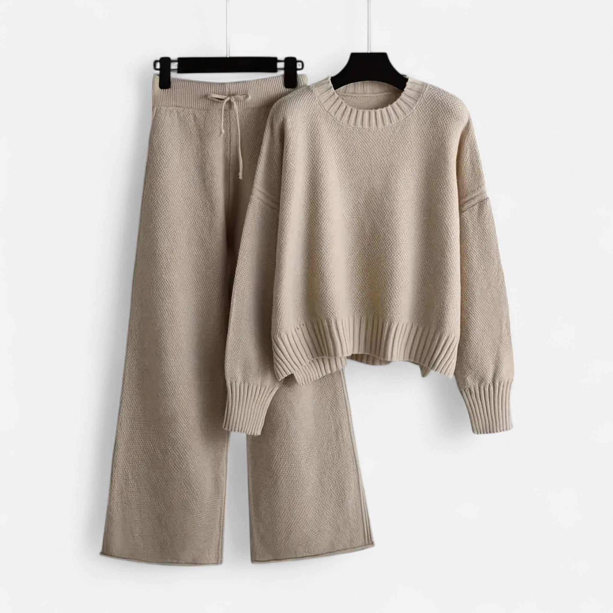 Vellardo Moda | Women's Set – Loose Sweater and Wide Leg Pants