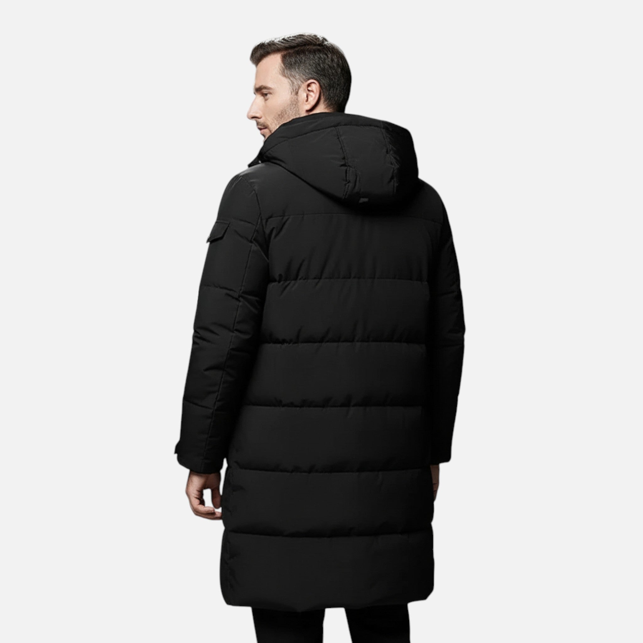Vellardo Moda | Men's Long Quilted Winter Coat – Warmth and Style