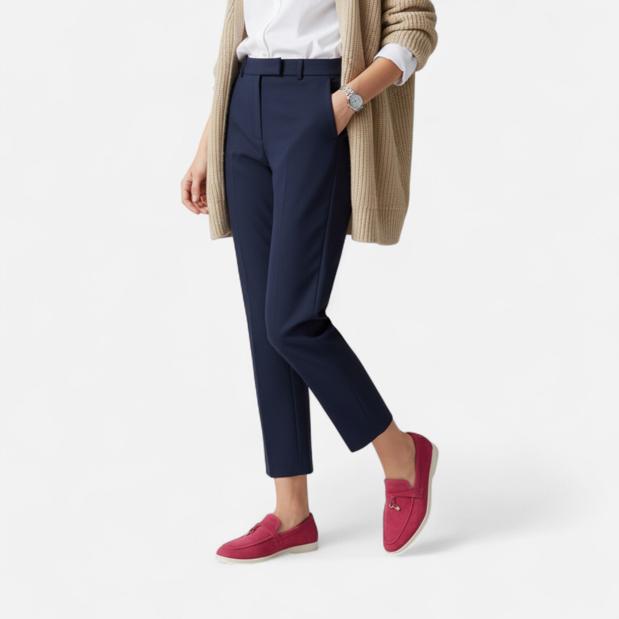 Vellardo Moda | Women's Suede Loafers – Timeless Elegance
