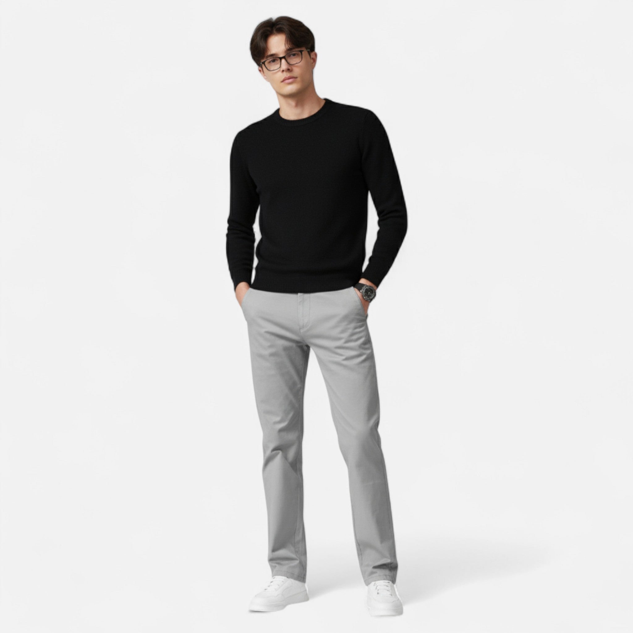 Vellardo Moda | Men's Cotton Pants – Casual Elegance