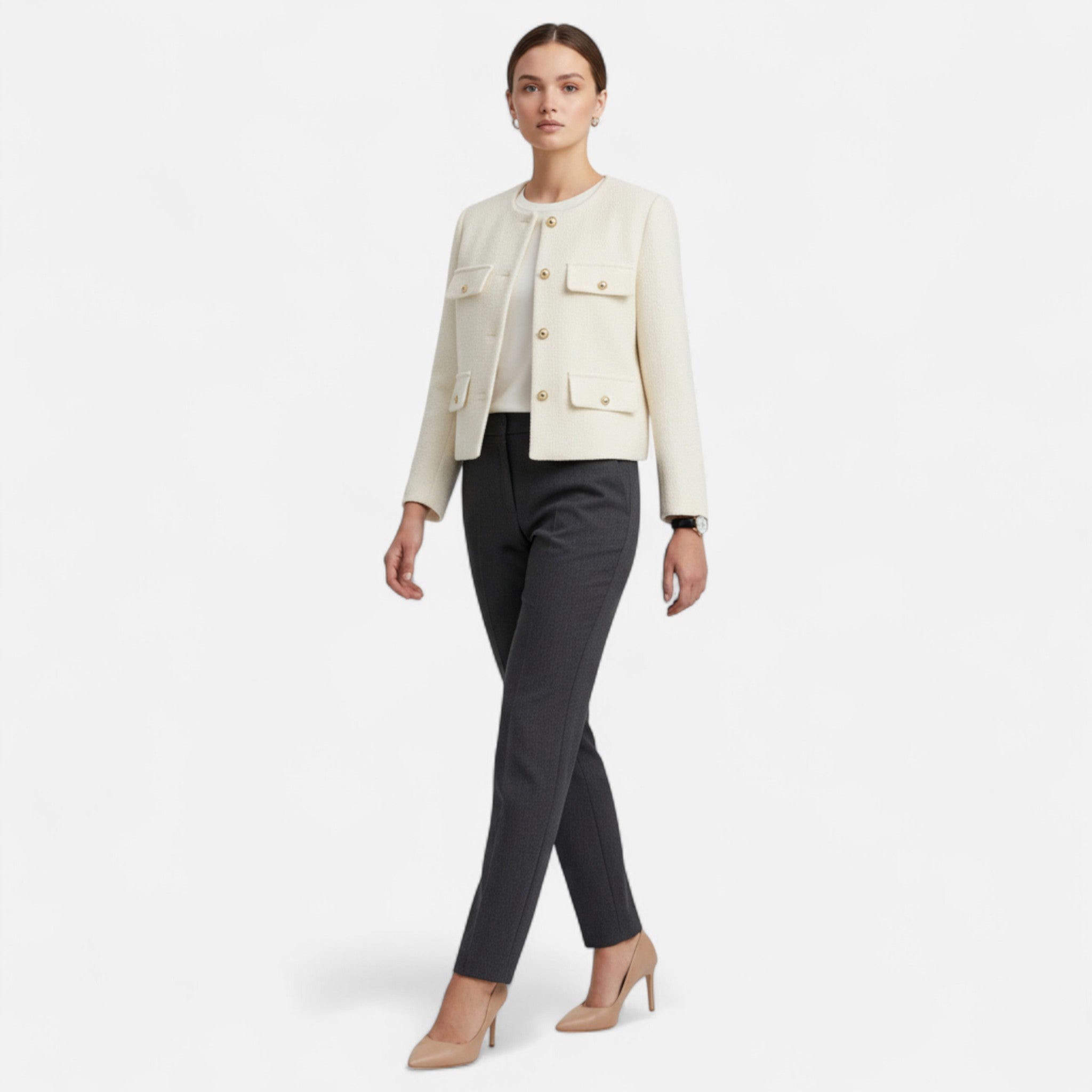 Vellardo Moda | Women's Elegant Short Blazer – Classic Style