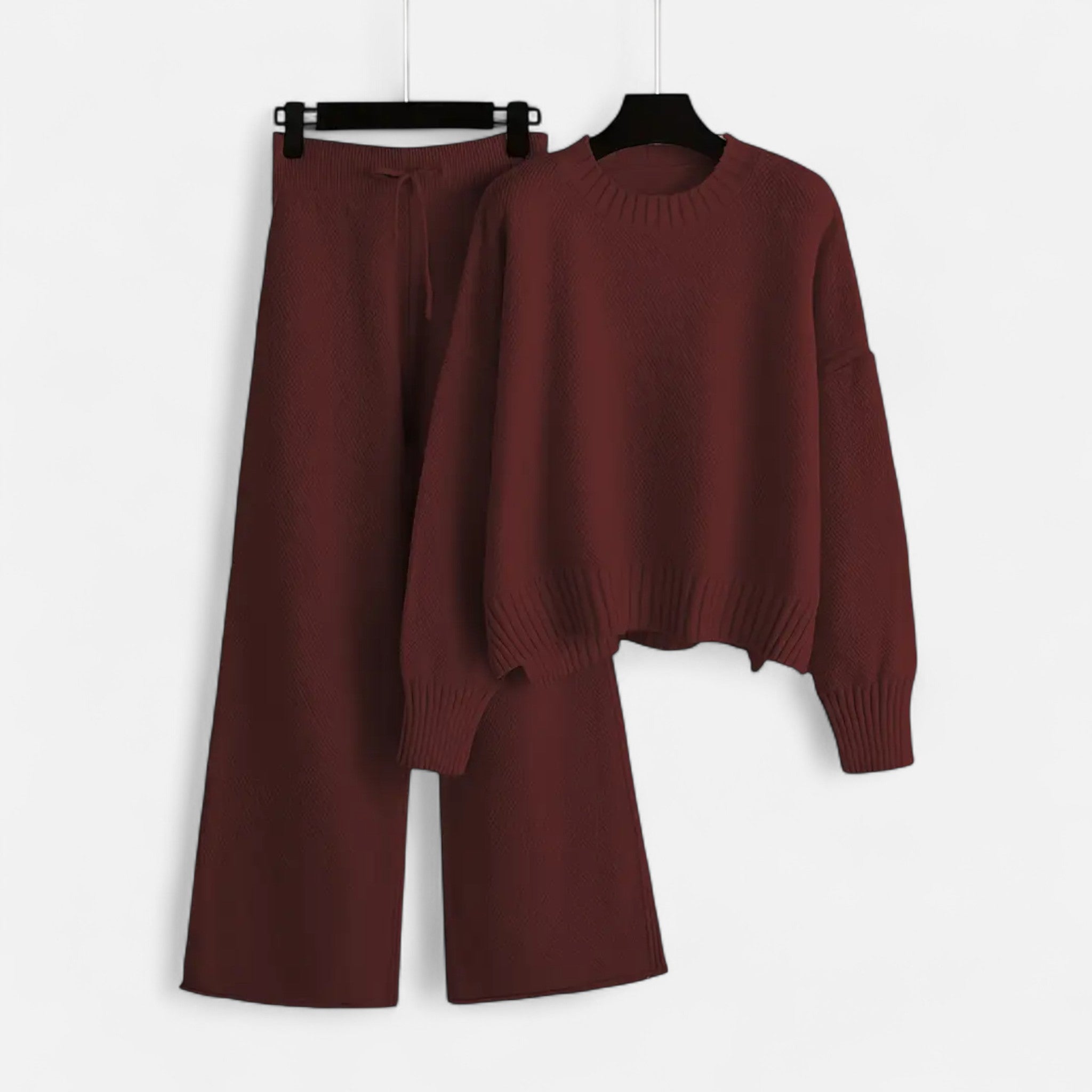 Vellardo Moda | Women's Set – Loose Sweater and Wide Leg Pants