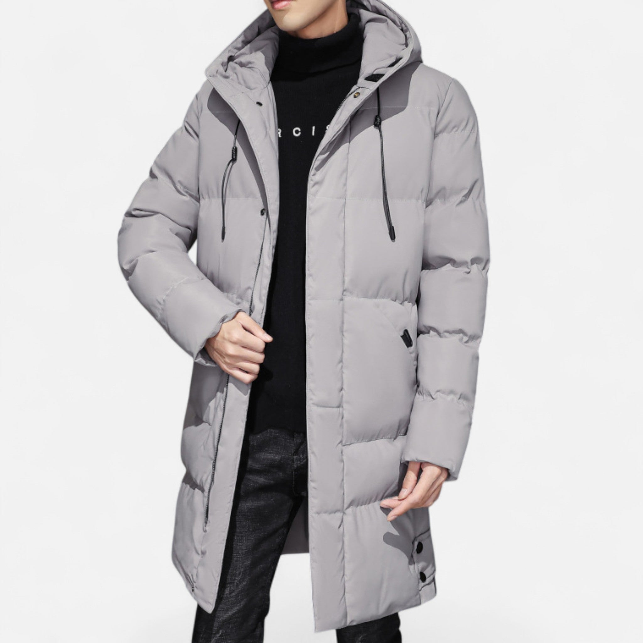 Vellardo Moda | Men's Winter Cotton Coat – Thick, Mid-Length