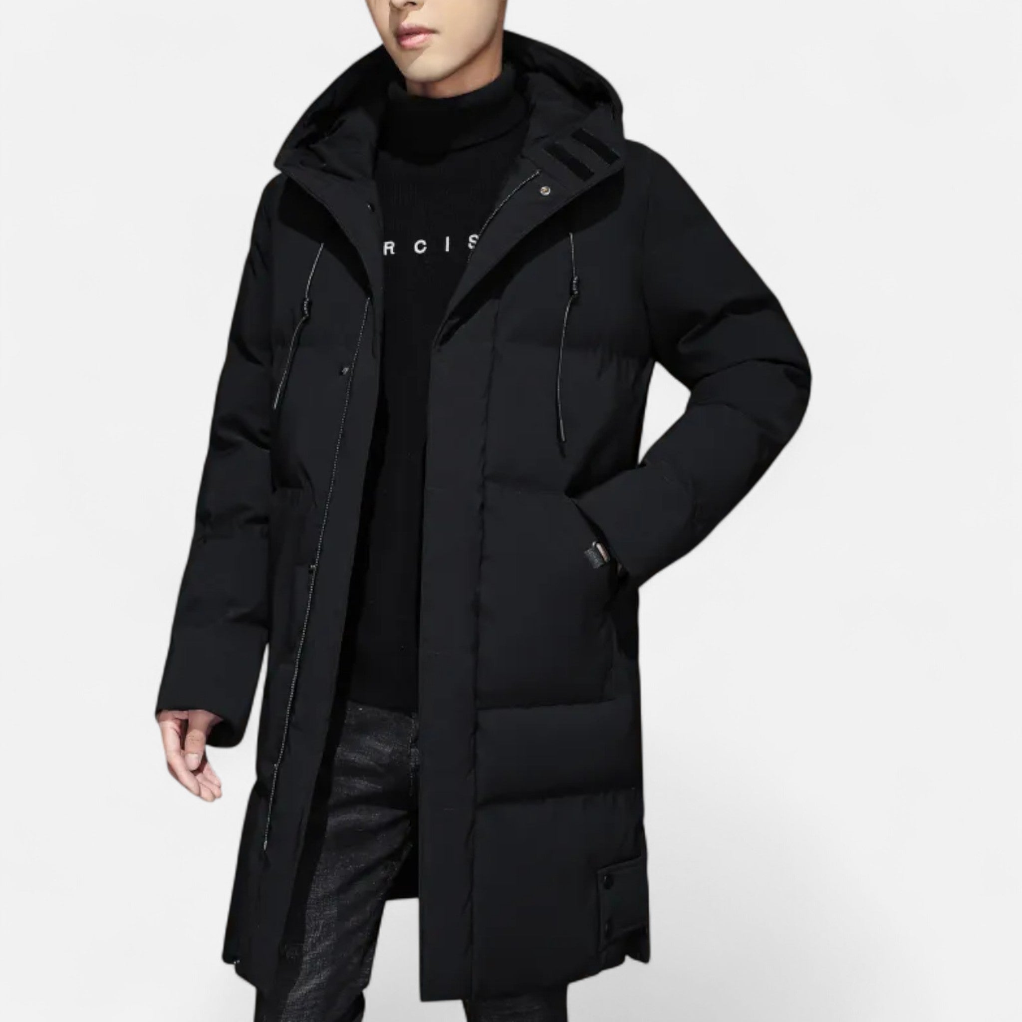Vellardo Moda | Men's Winter Cotton Coat – Thick, Mid-Length