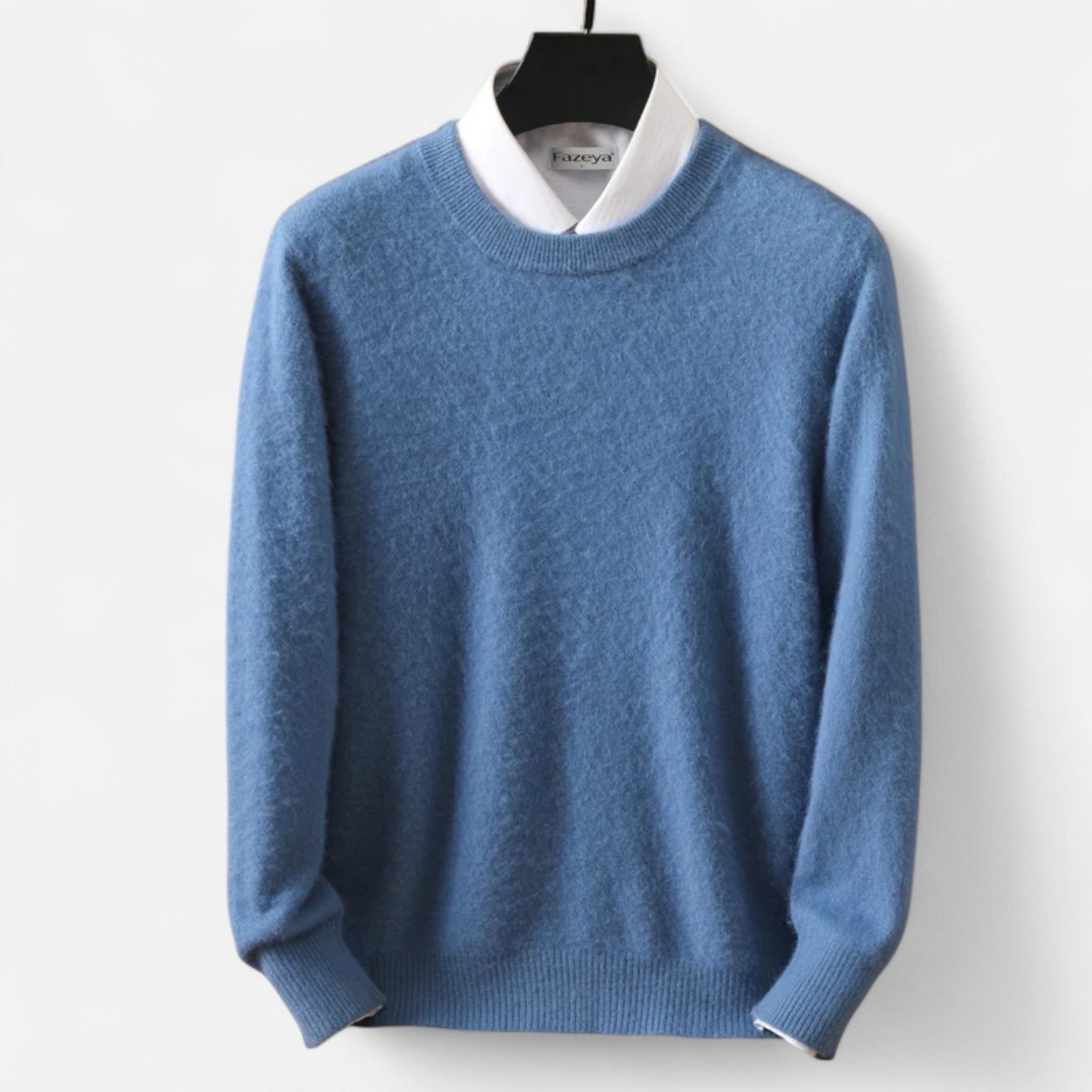 Vellardo Moda | Men's Mink Cashmere Sweater – Classic Elegance