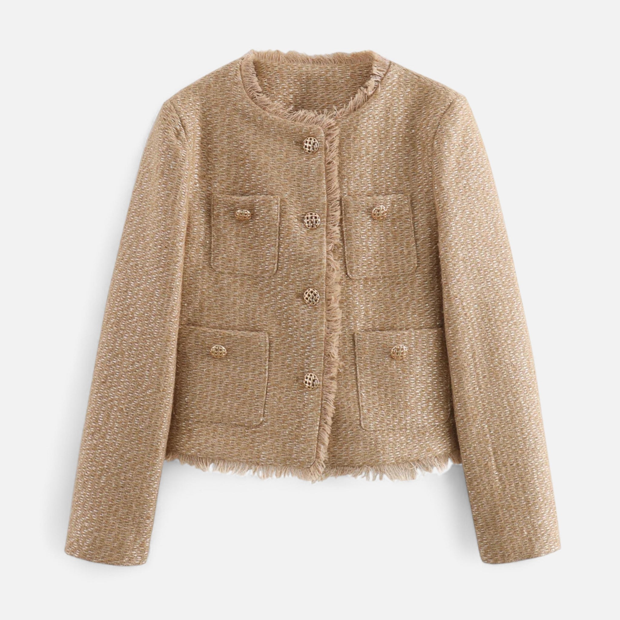 Vellardo Moda | Women's Elegant Tweed Blazer – Timeless Style