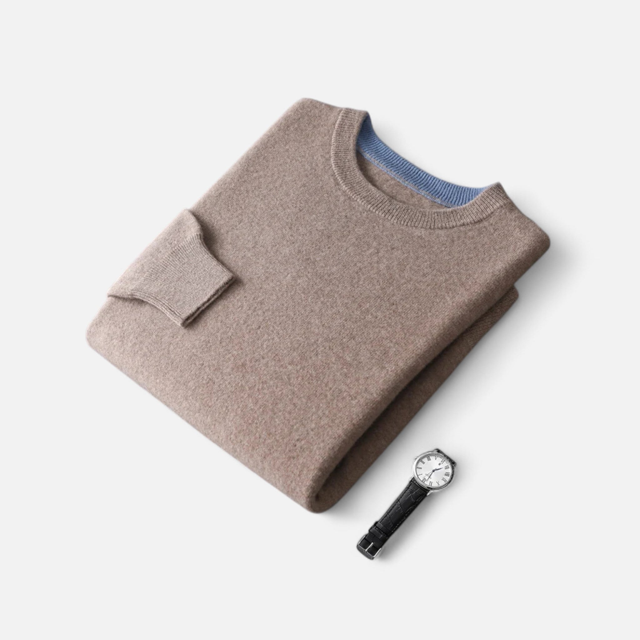 Vellardo Moda | Men's Wool Sweater – Classic Round Neck