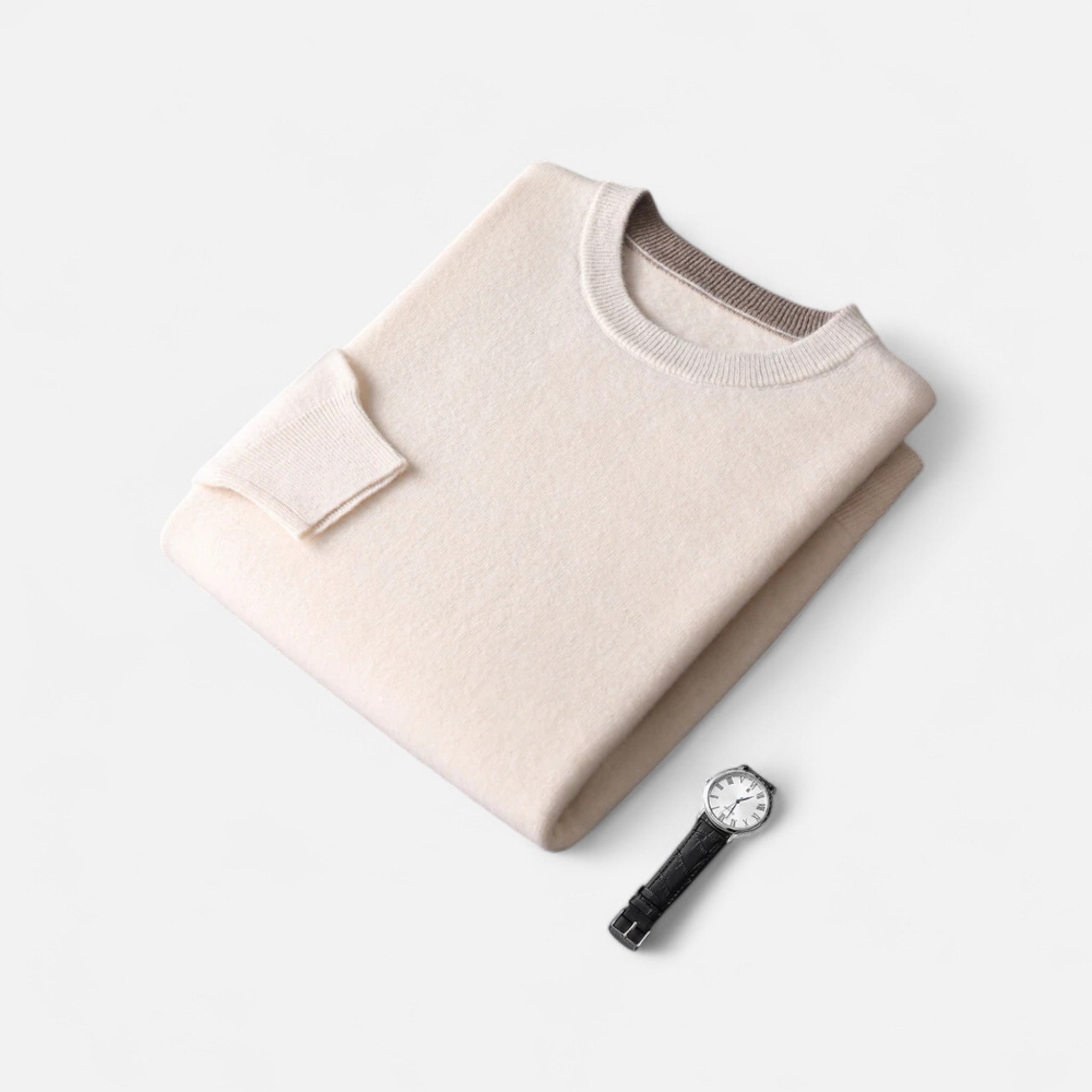 Vellardo Moda | Men's Wool Sweater – Classic Round Neck