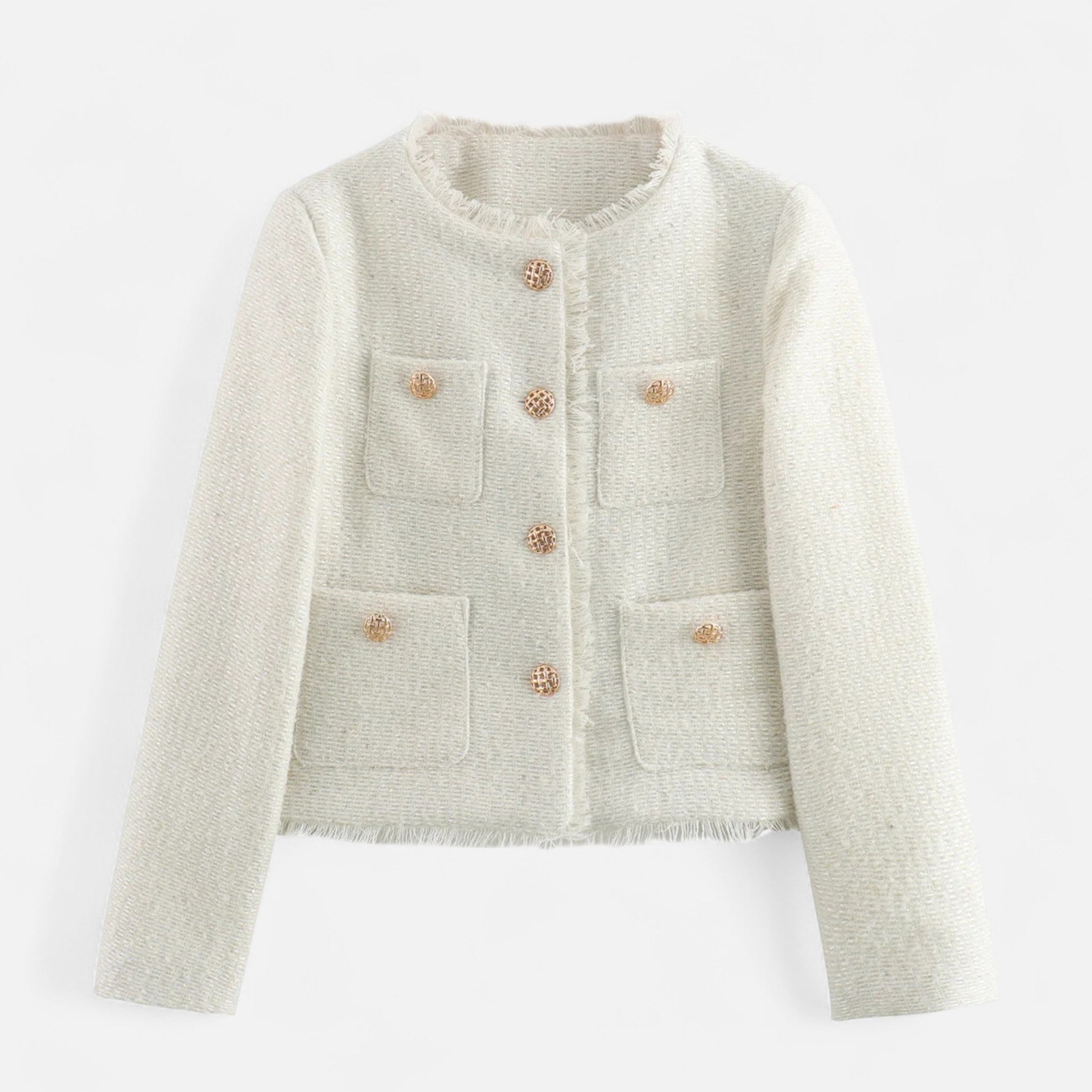 Vellardo Moda | Women's Elegant Tweed Blazer – Timeless Style