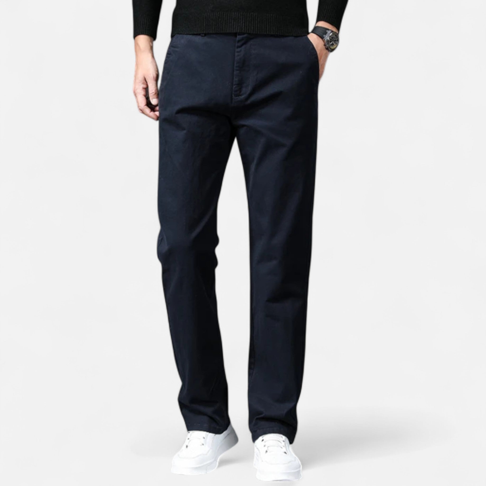 Vellardo Moda | Men's Cotton Pants – Casual Elegance