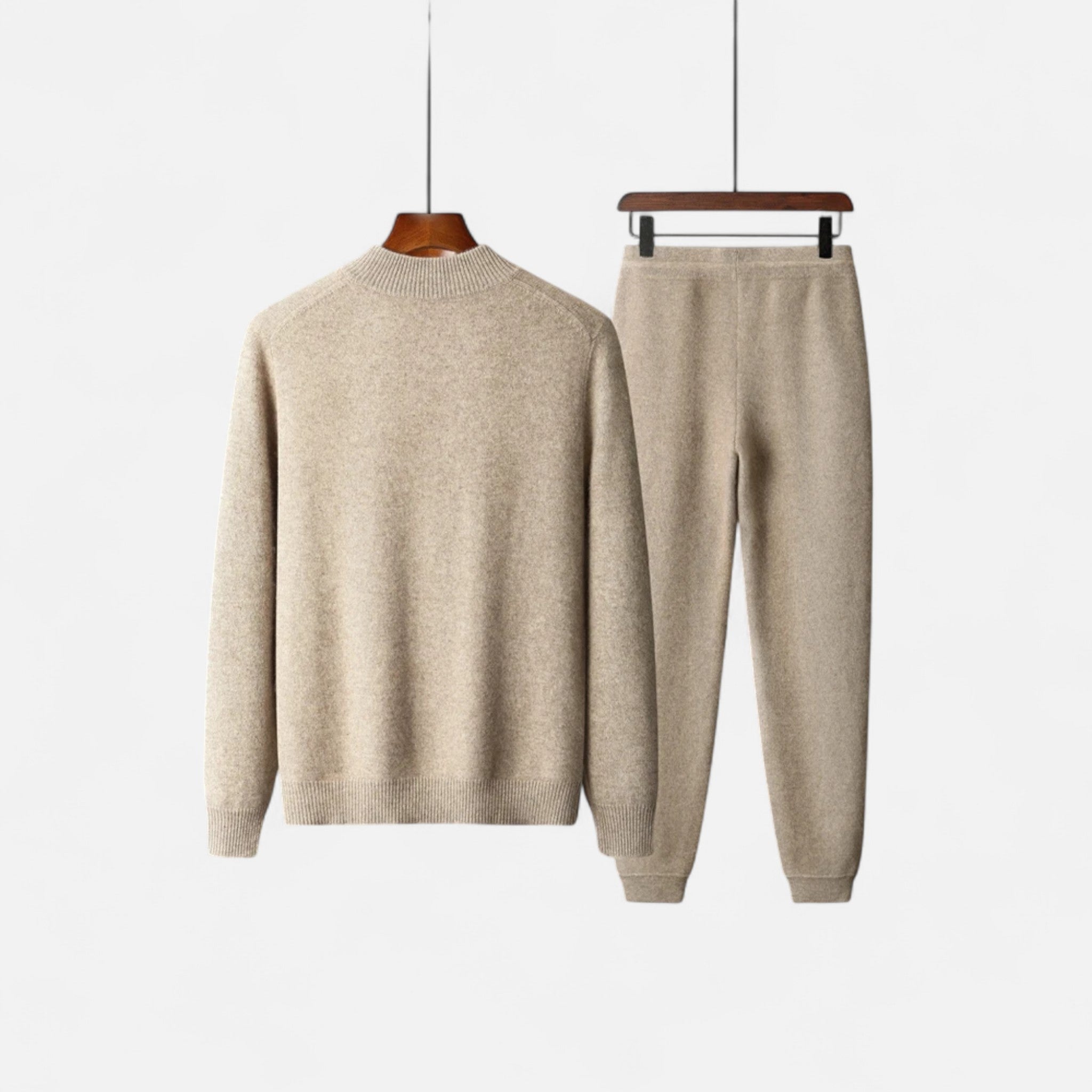 Vellardo Moda | Men's Two-Piece Wool Merino Set – Classic Elegance