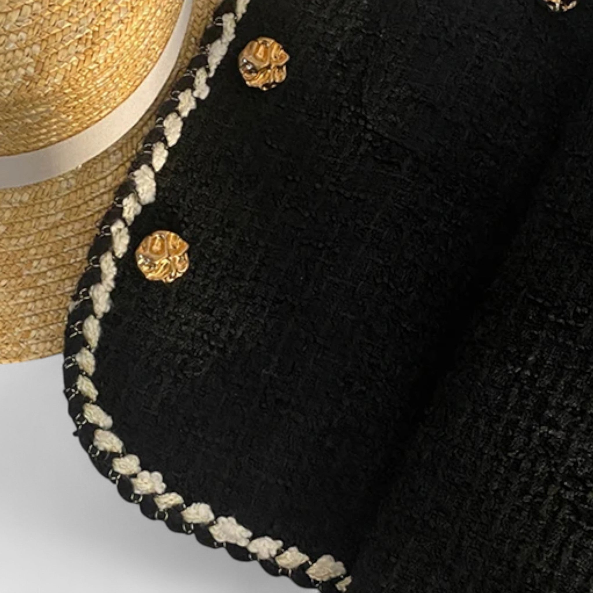 Vellardo Moda | Women's Short Tweed Jacket – Timeless Elegance