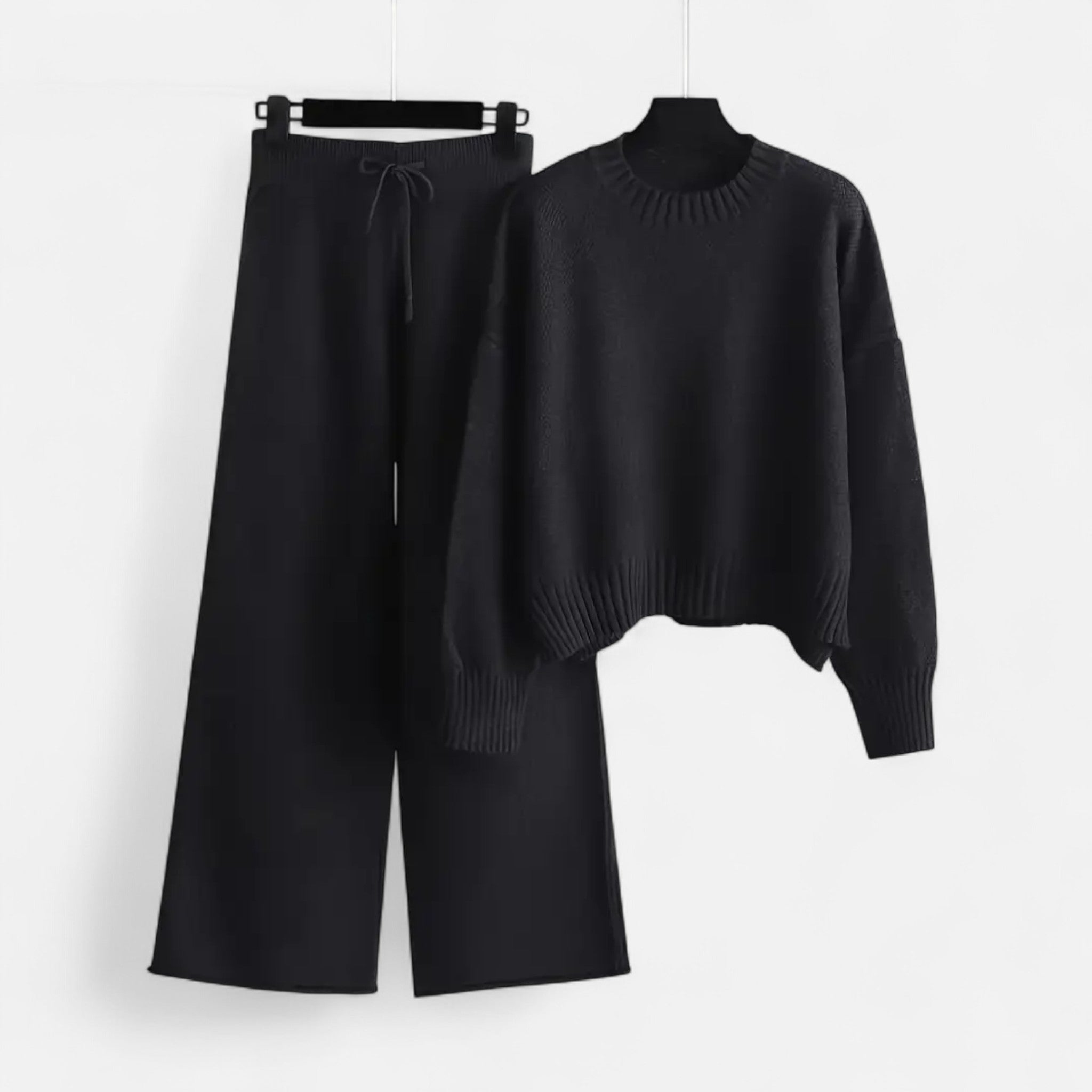 Vellardo Moda | Women's Set – Loose Sweater and Wide Leg Pants