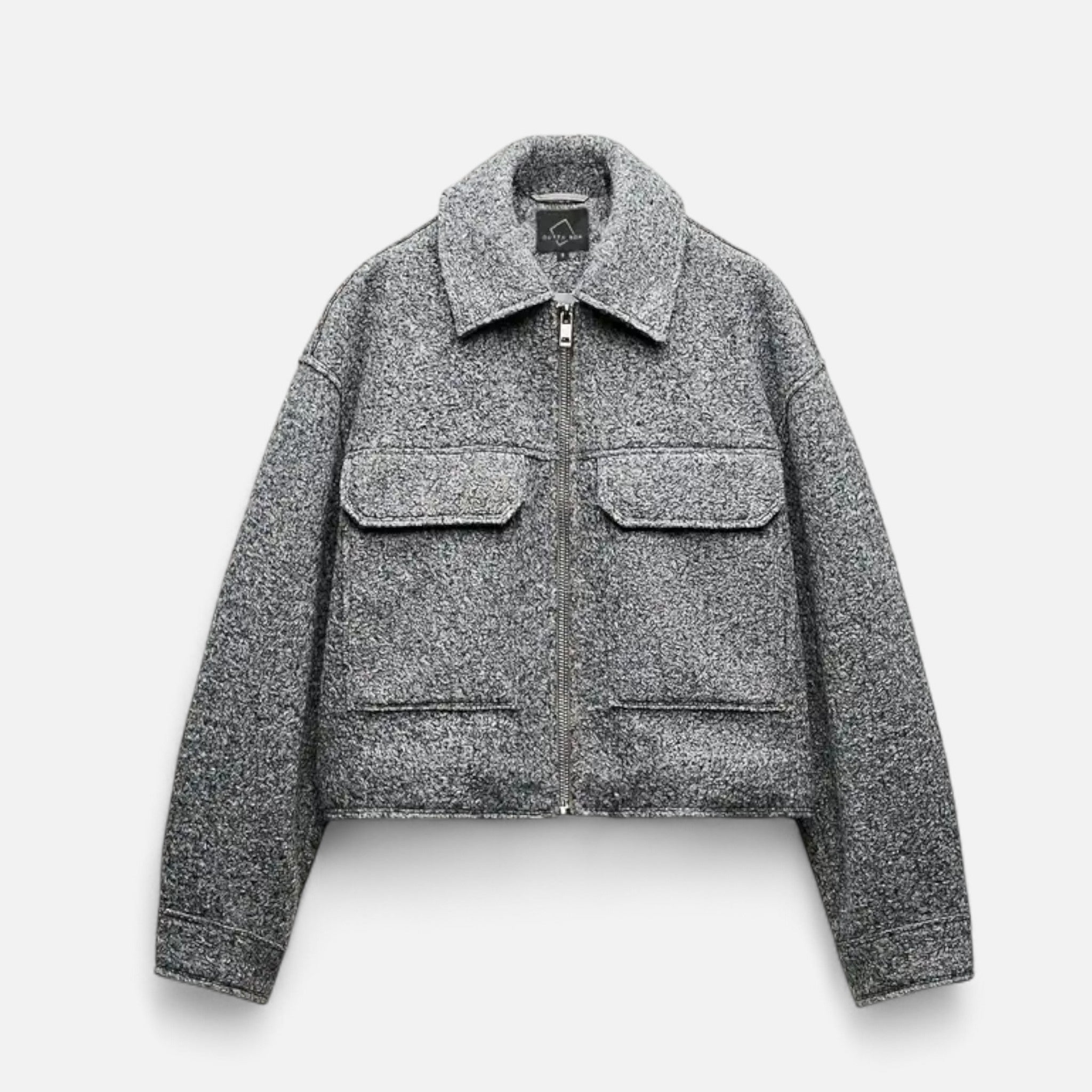 Vellardo Moda | Women's Tweed Oversized Blazer – Classic Elegance