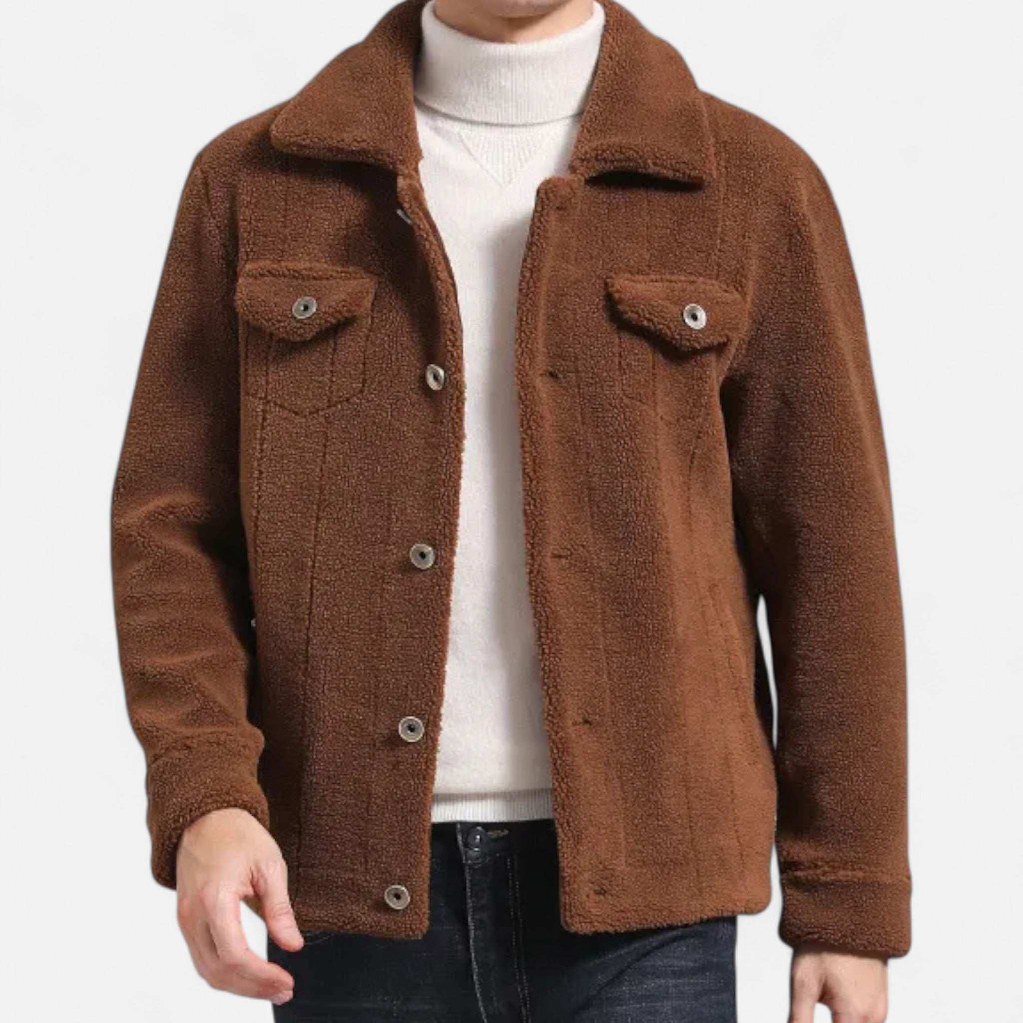 Vellardo Moda | Men's Fleece Sweatshirt – Comfort and Warmth for Cold Days