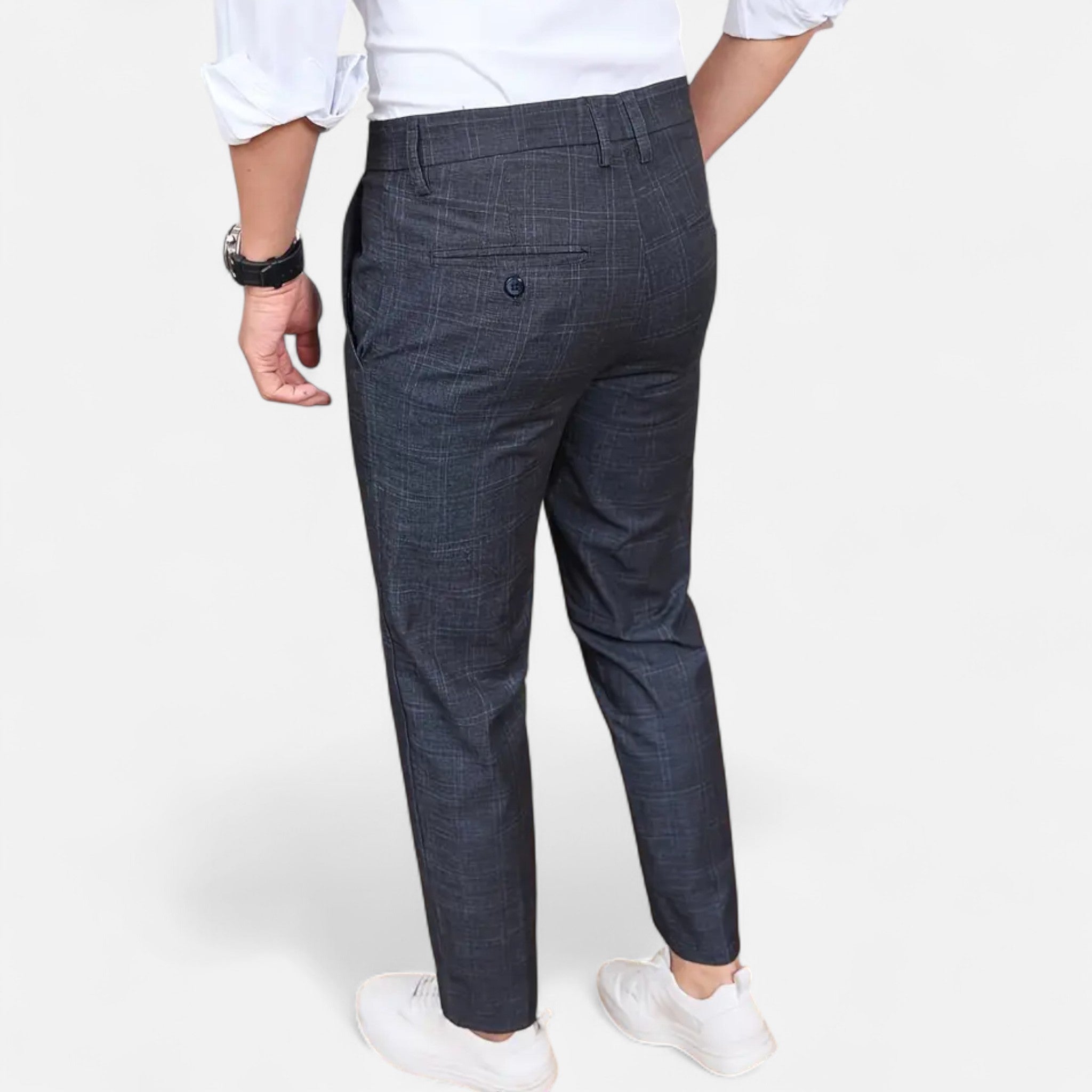 Vellardo Moda | Men's Elegant Cropped Business Pants