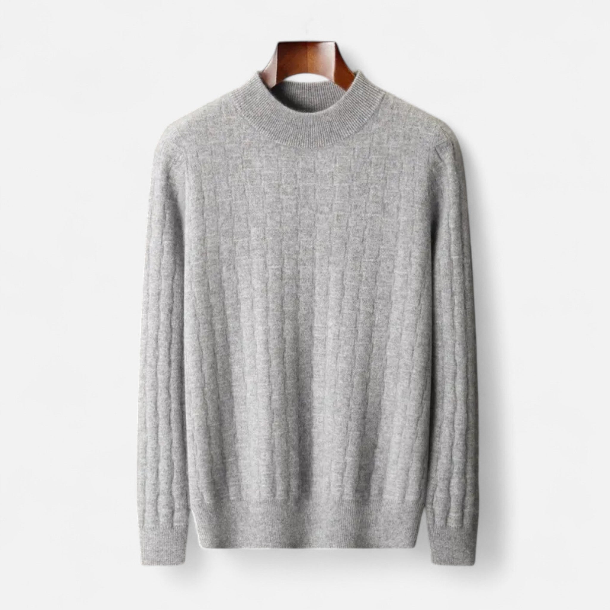 Vellardo Moda | Men's Sweater with a Half-High Collar