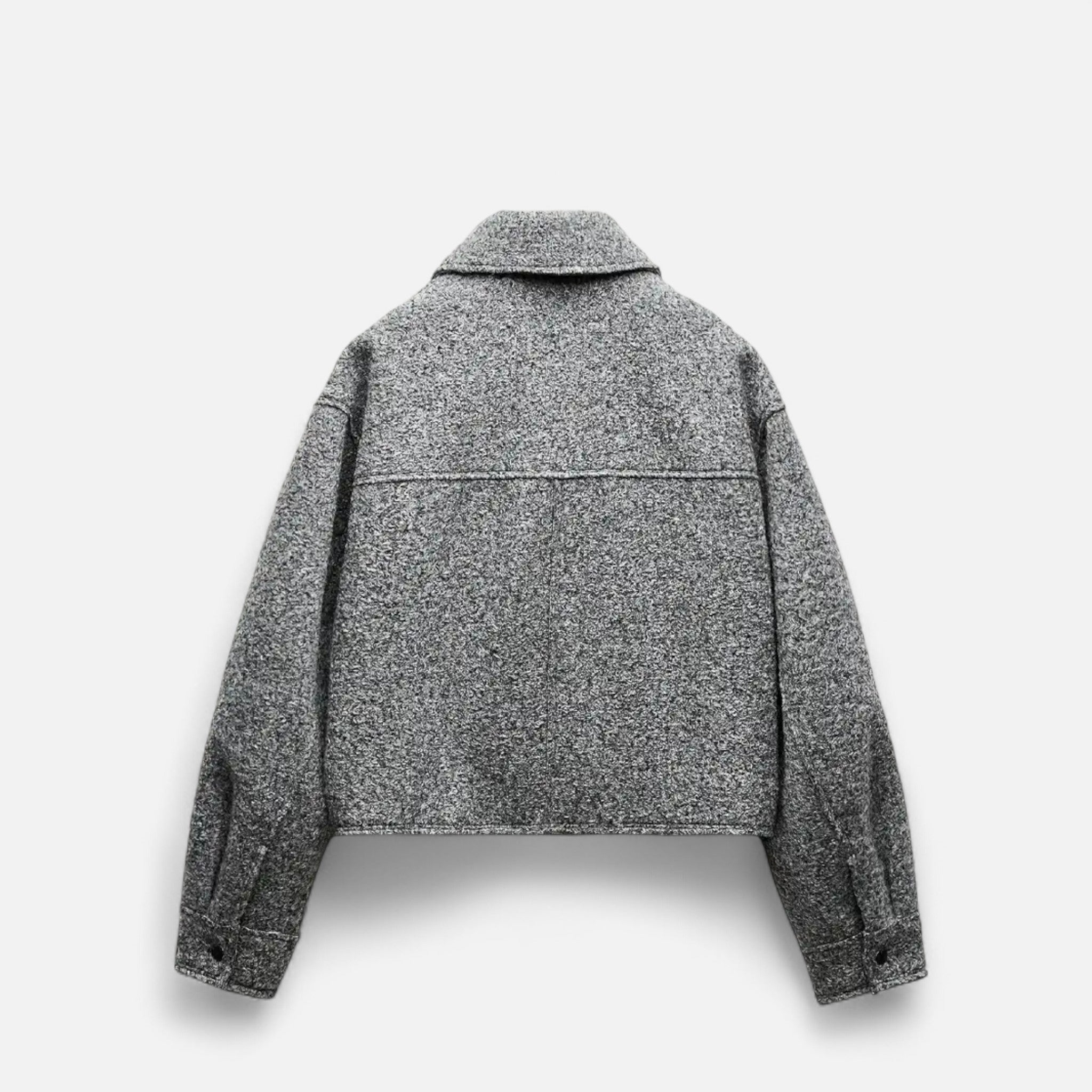 Vellardo Moda | Women's Tweed Oversized Blazer – Classic Elegance