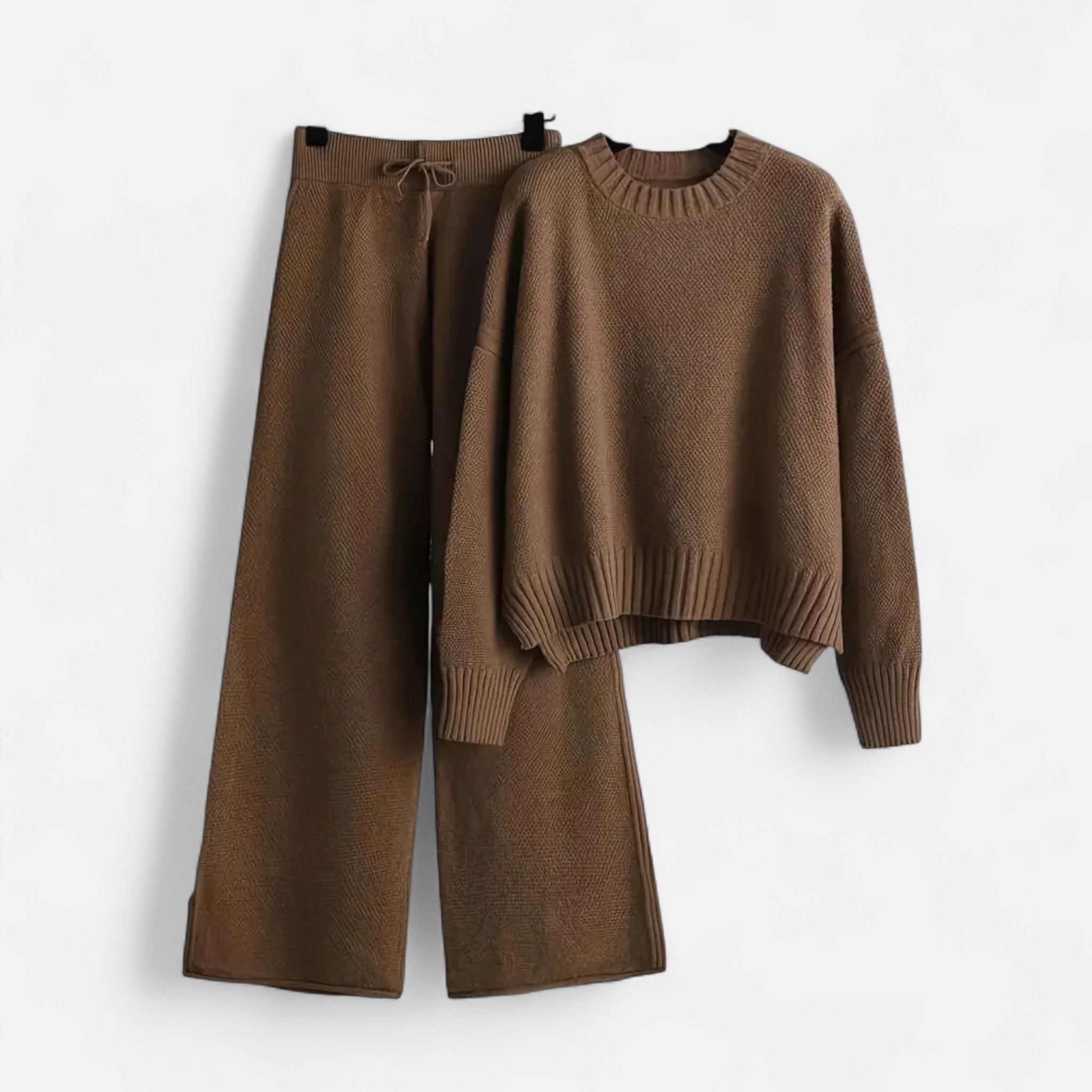 Vellardo Moda | Women's Set – Loose Sweater and Wide Leg Pants