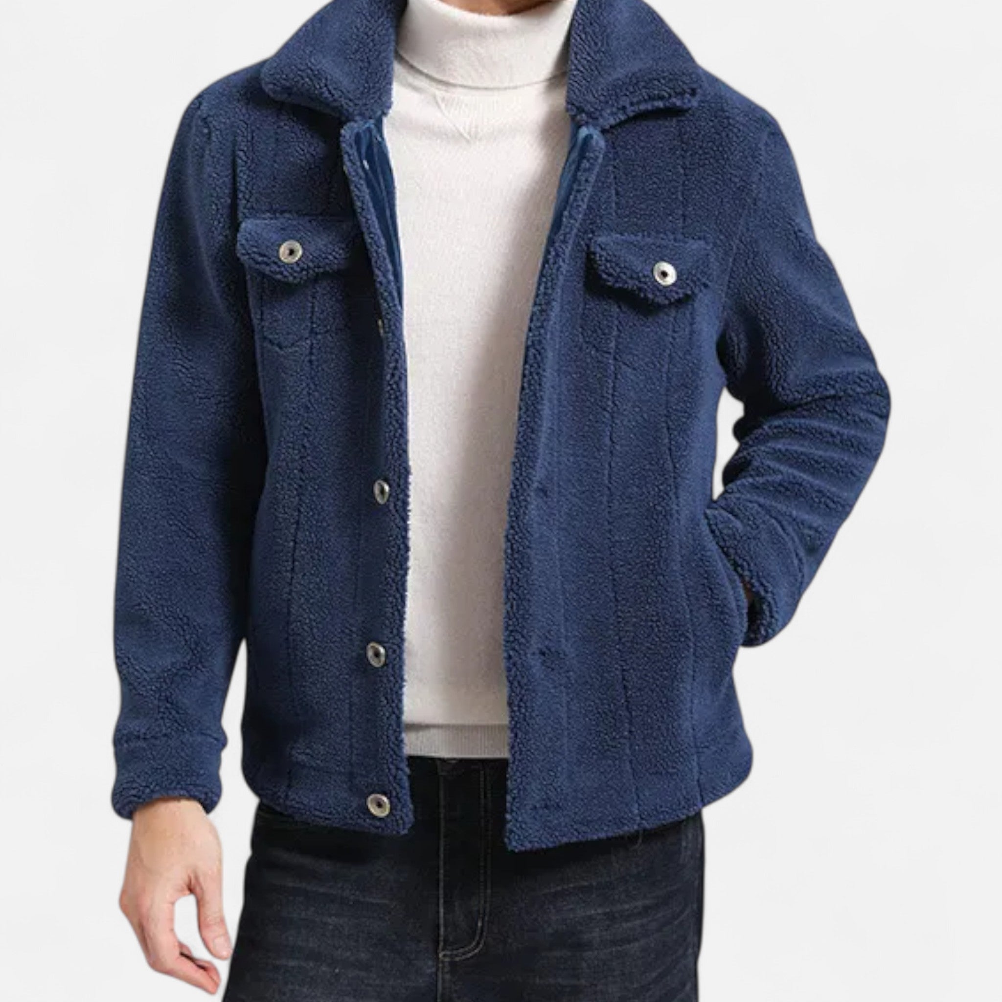 Vellardo Moda | Men's Fleece Sweatshirt – Comfort and Warmth for Cold Days