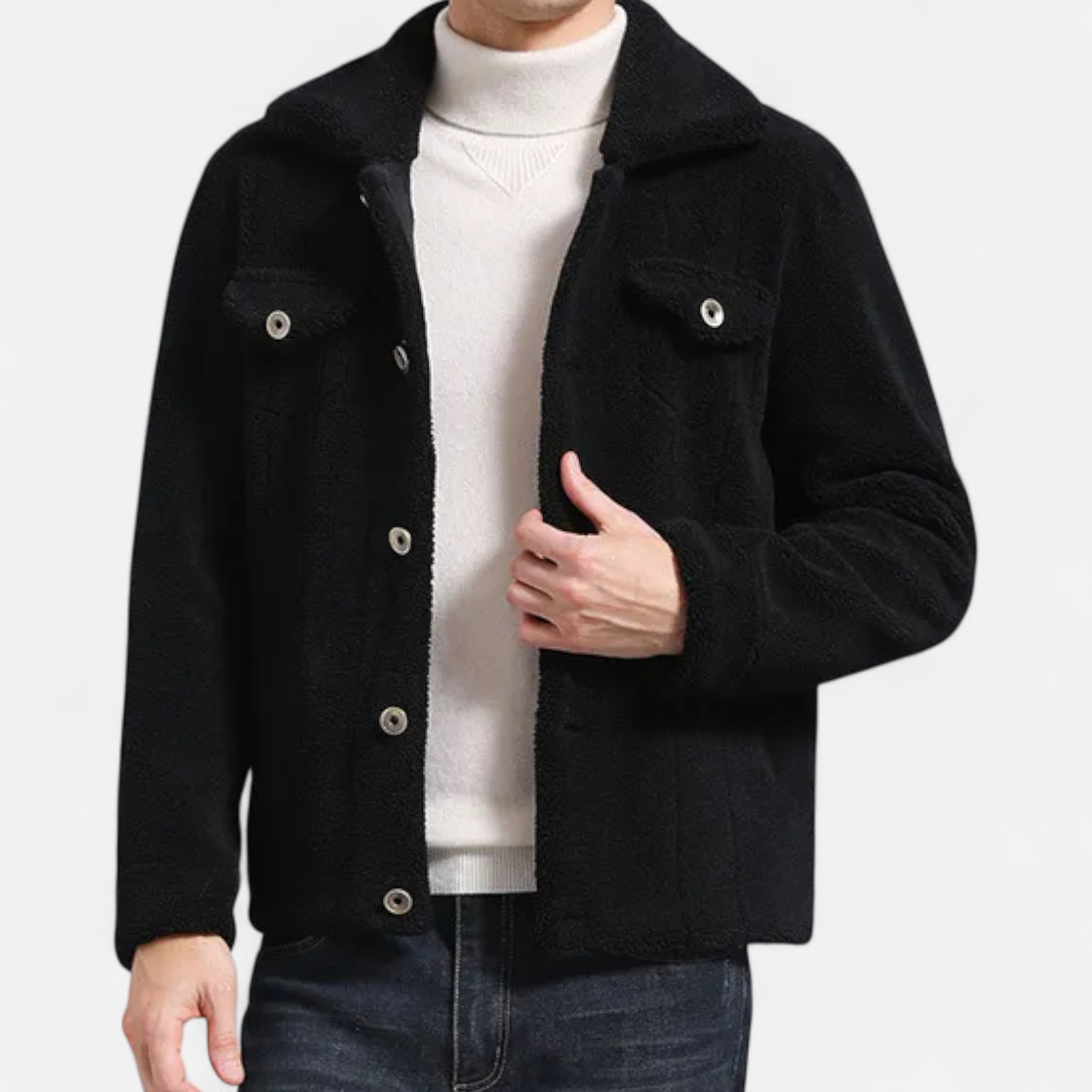 Vellardo Moda | Men's Fleece Sweatshirt – Comfort and Warmth for Cold Days