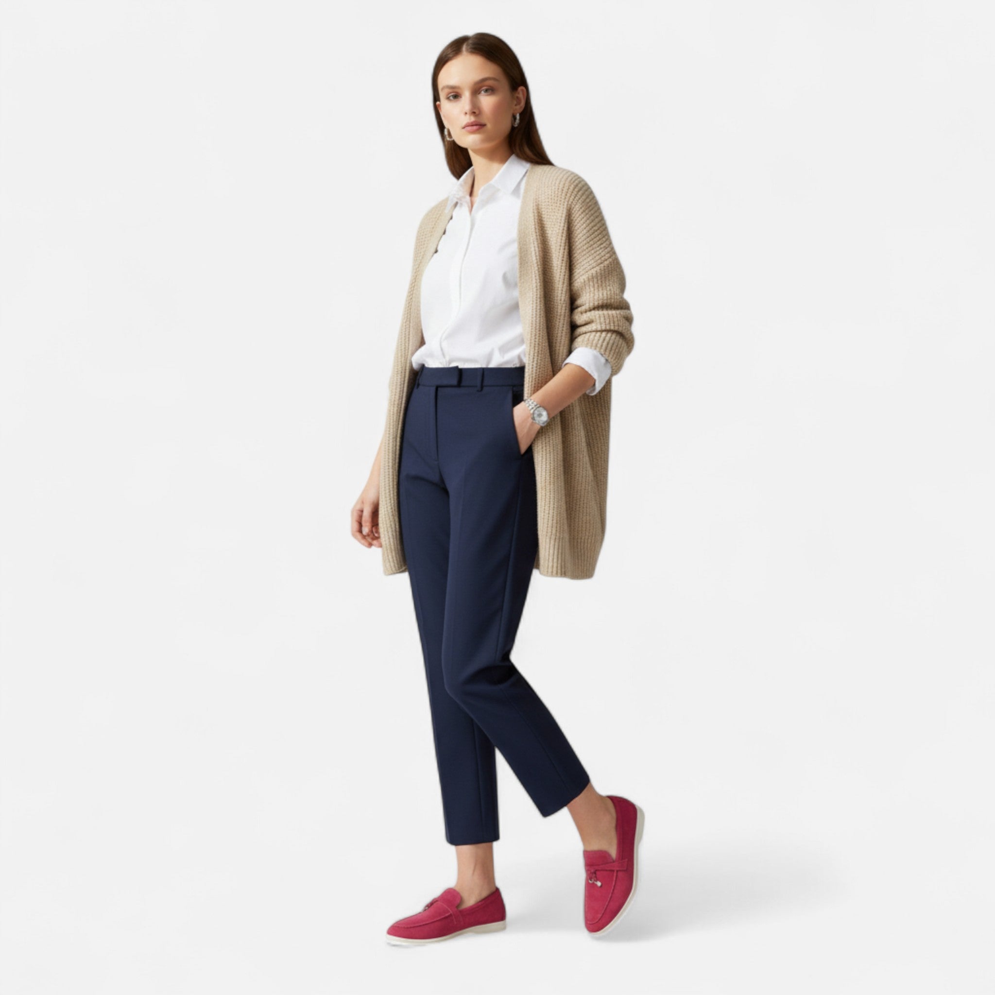 Vellardo Moda | Women's Suede Loafers – Timeless Elegance
