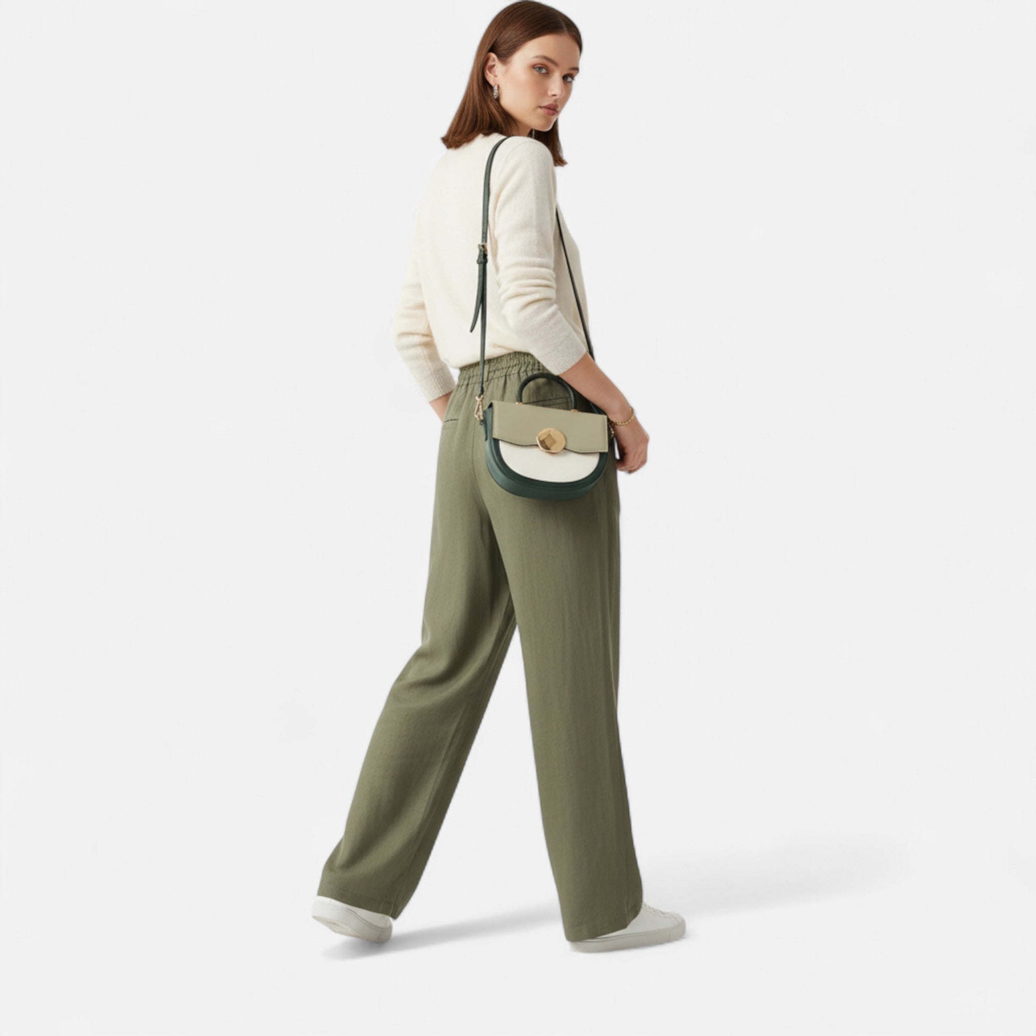 Vellardo Moda | Women's High Waist Pants – Flared Leg