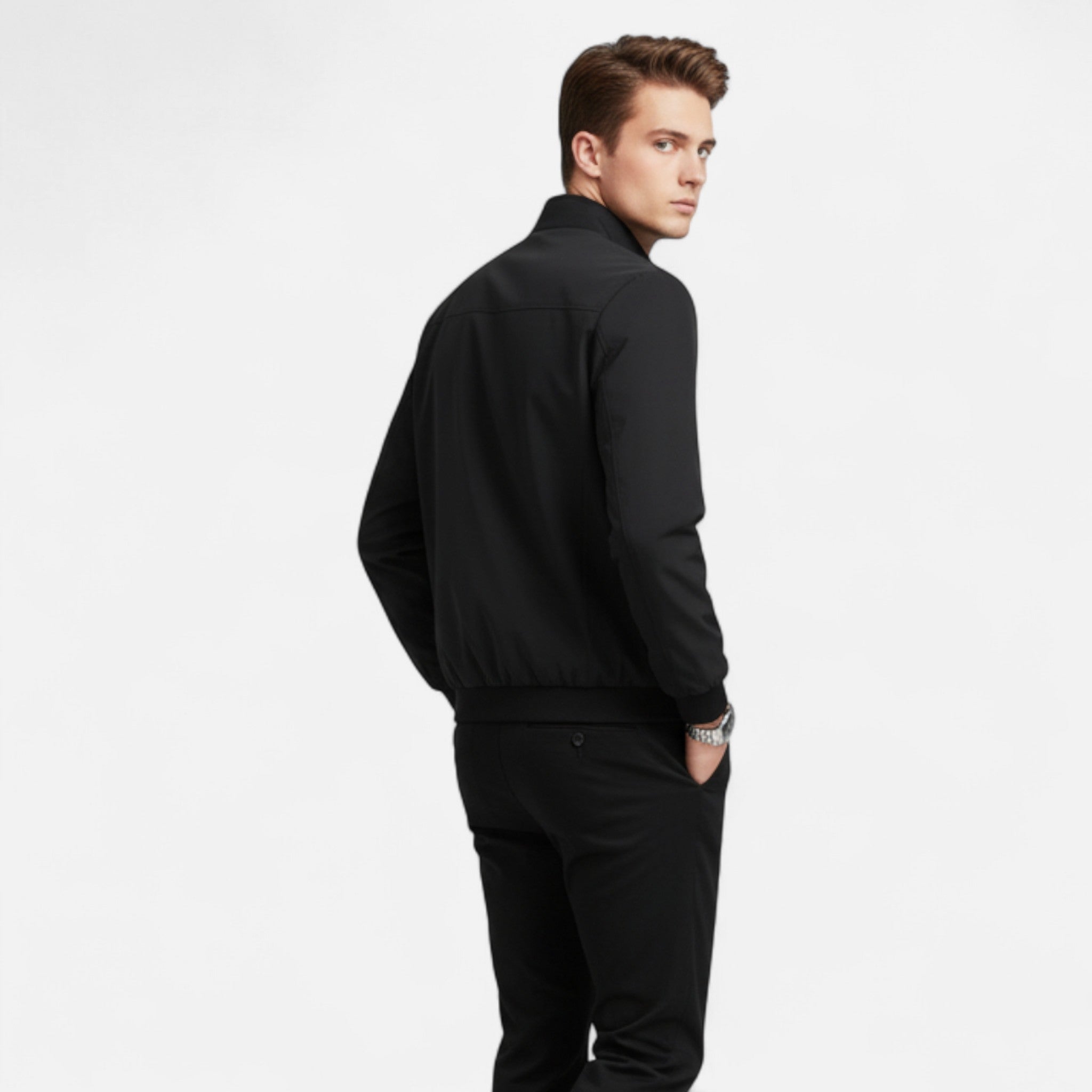 Vellardo Moda | Men's Light Zip-Up Jacket – Everyday Elegance