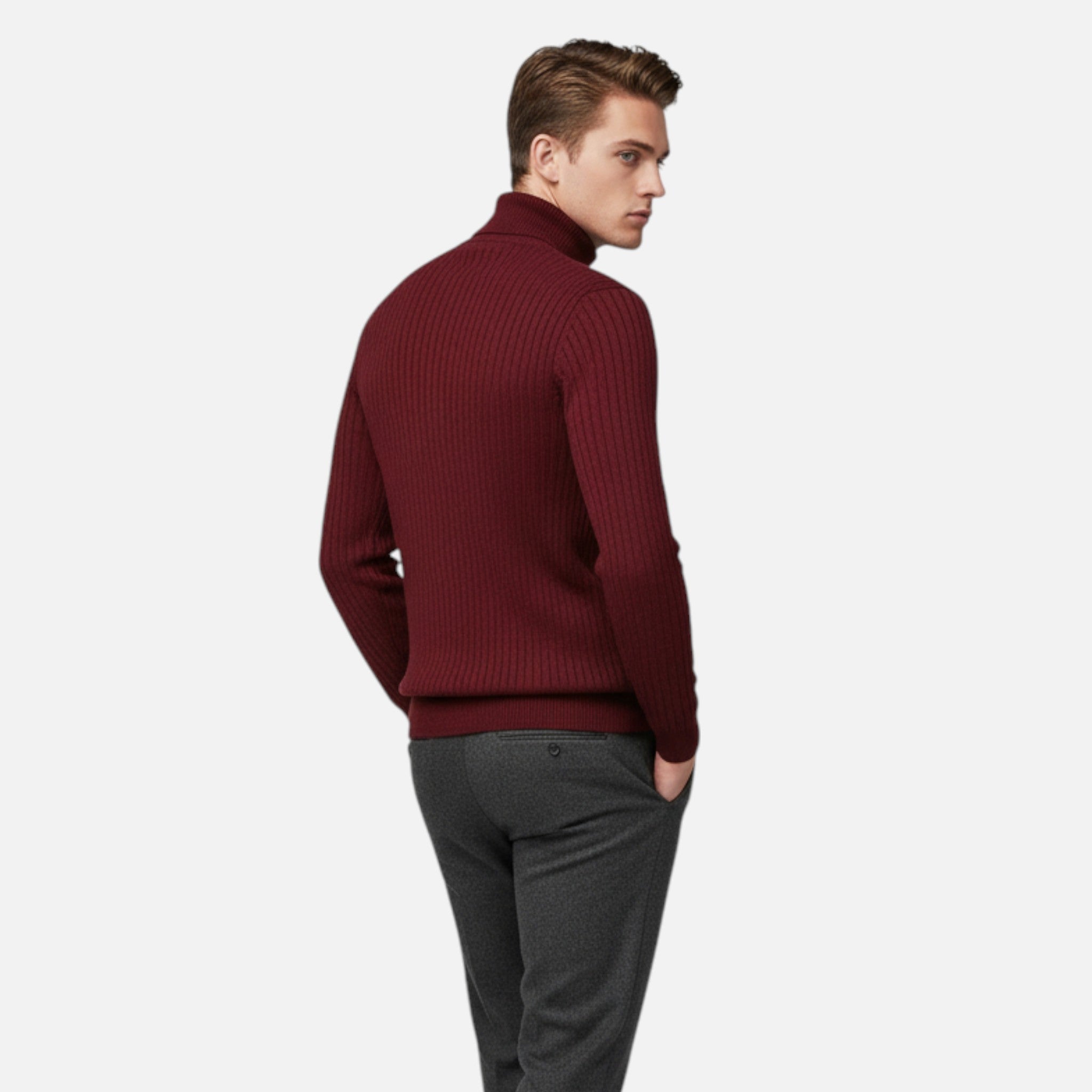Vellardo Moda | Men's Turtleneck Sweater – Timeless Elegance