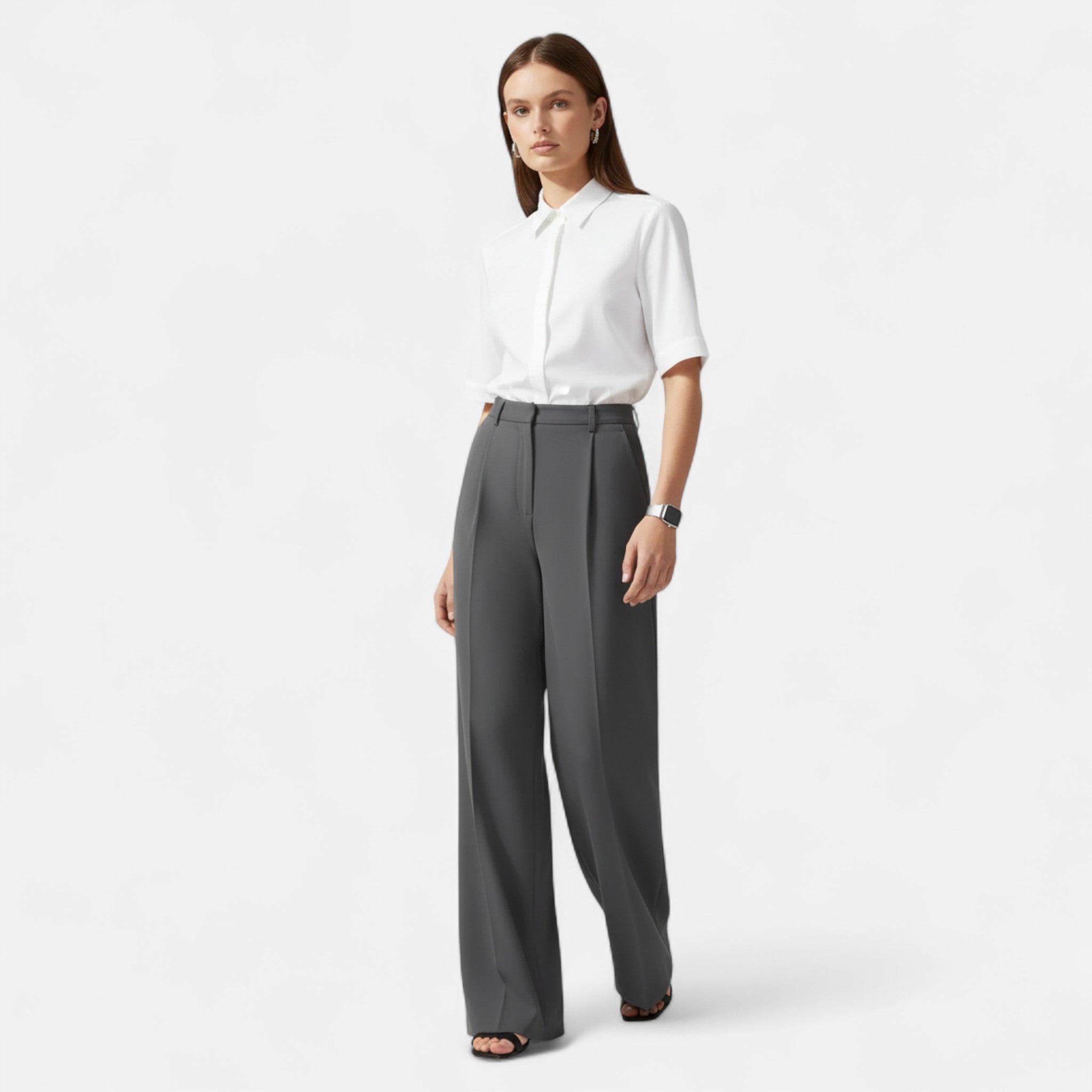 Vellardo Moda | Women's High-Waisted Pants – Casual Elegance