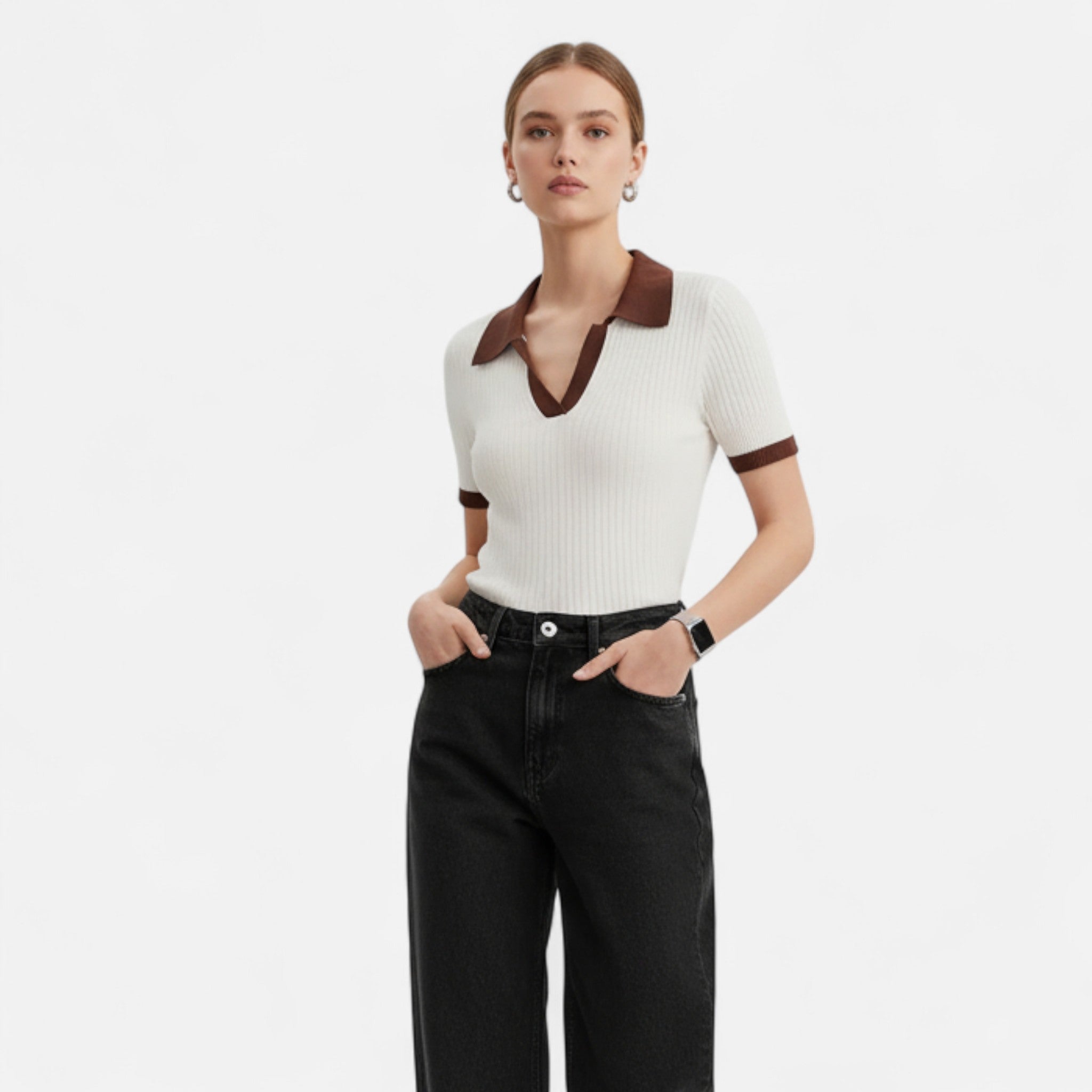 Vellardo Moda | Women's Retro Shirt – Short Sleeve and Colorful Style