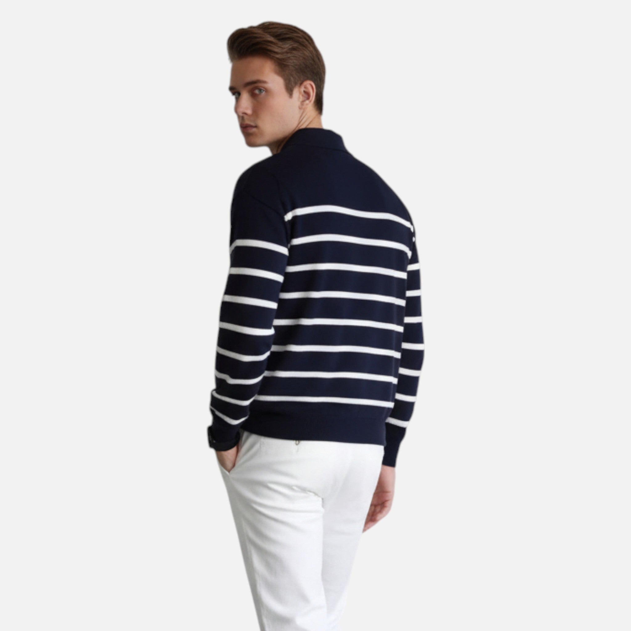 Vellardo Moda | Men's Striped Shirt – Classic and Elegant