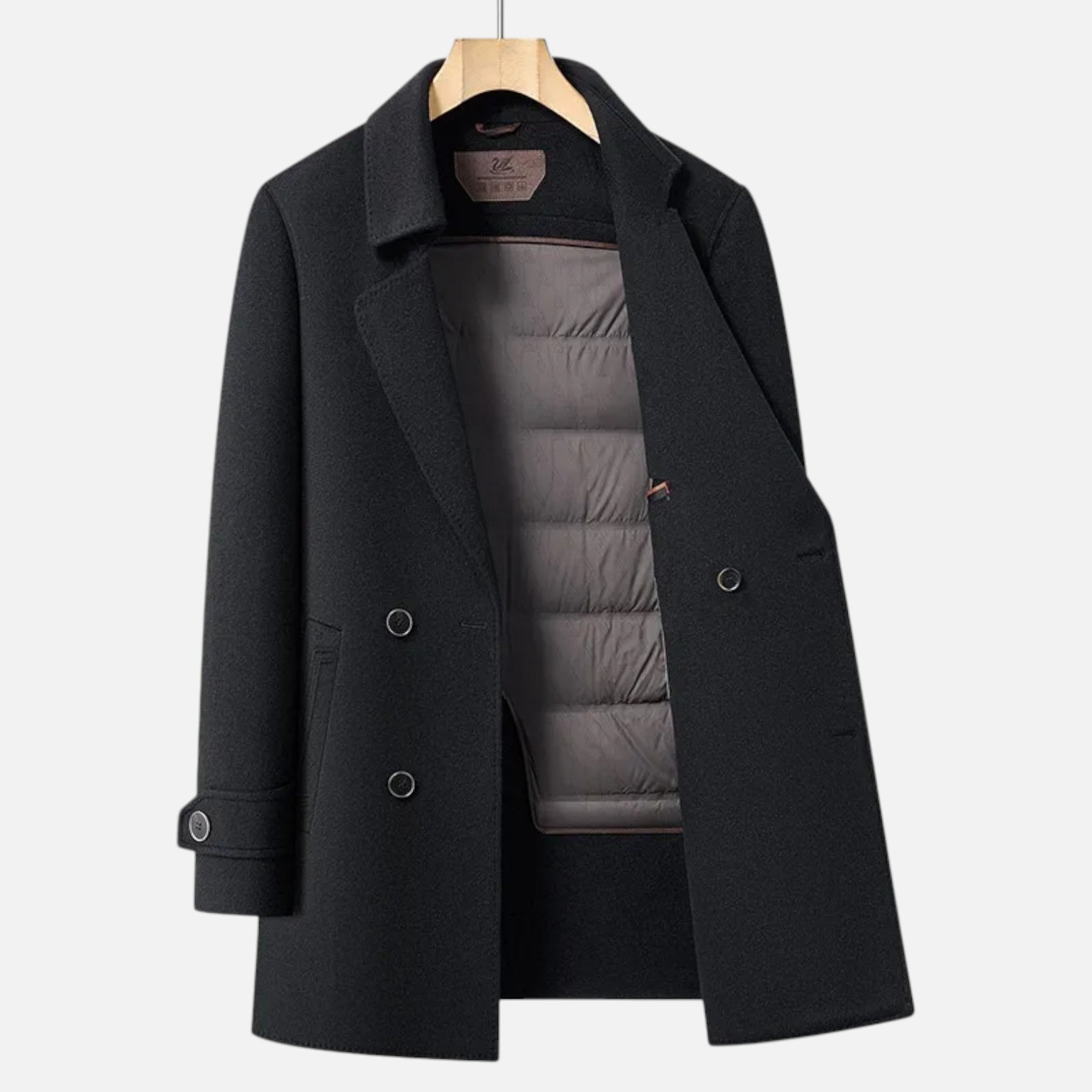 Vellardo Moda | Men's Timeless Elegance Wool Coat