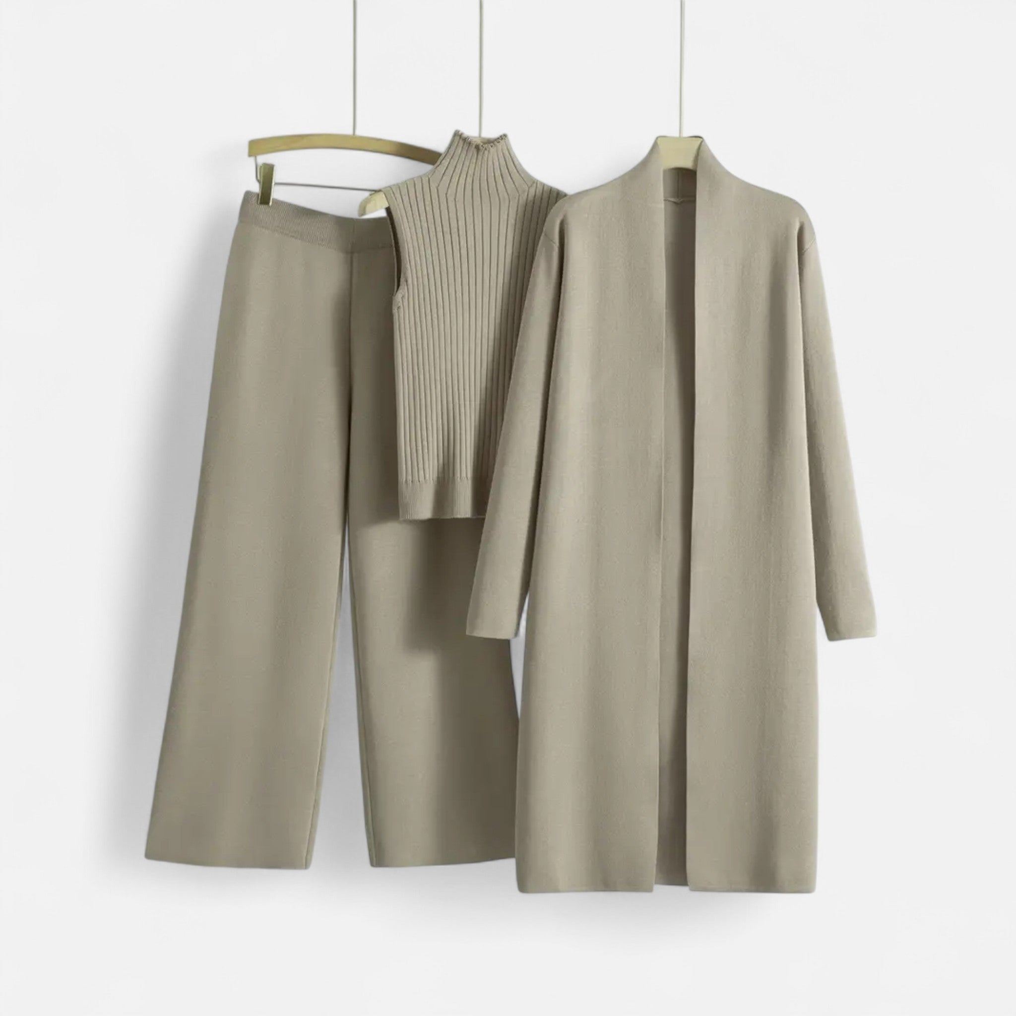 Vellardo Moda | Women's 3-Piece Set – Autumn/Winter Elegance