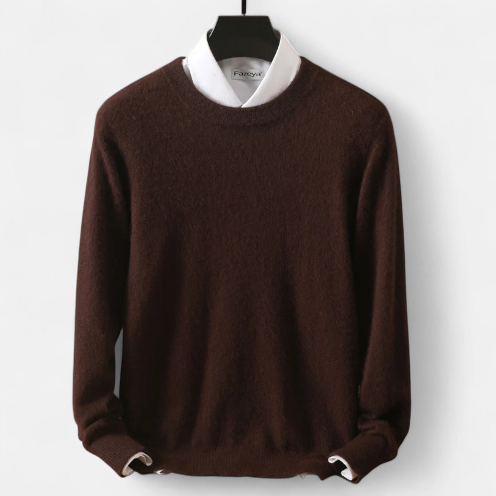 Vellardo Moda | Men's Mink Cashmere Sweater – Classic Elegance