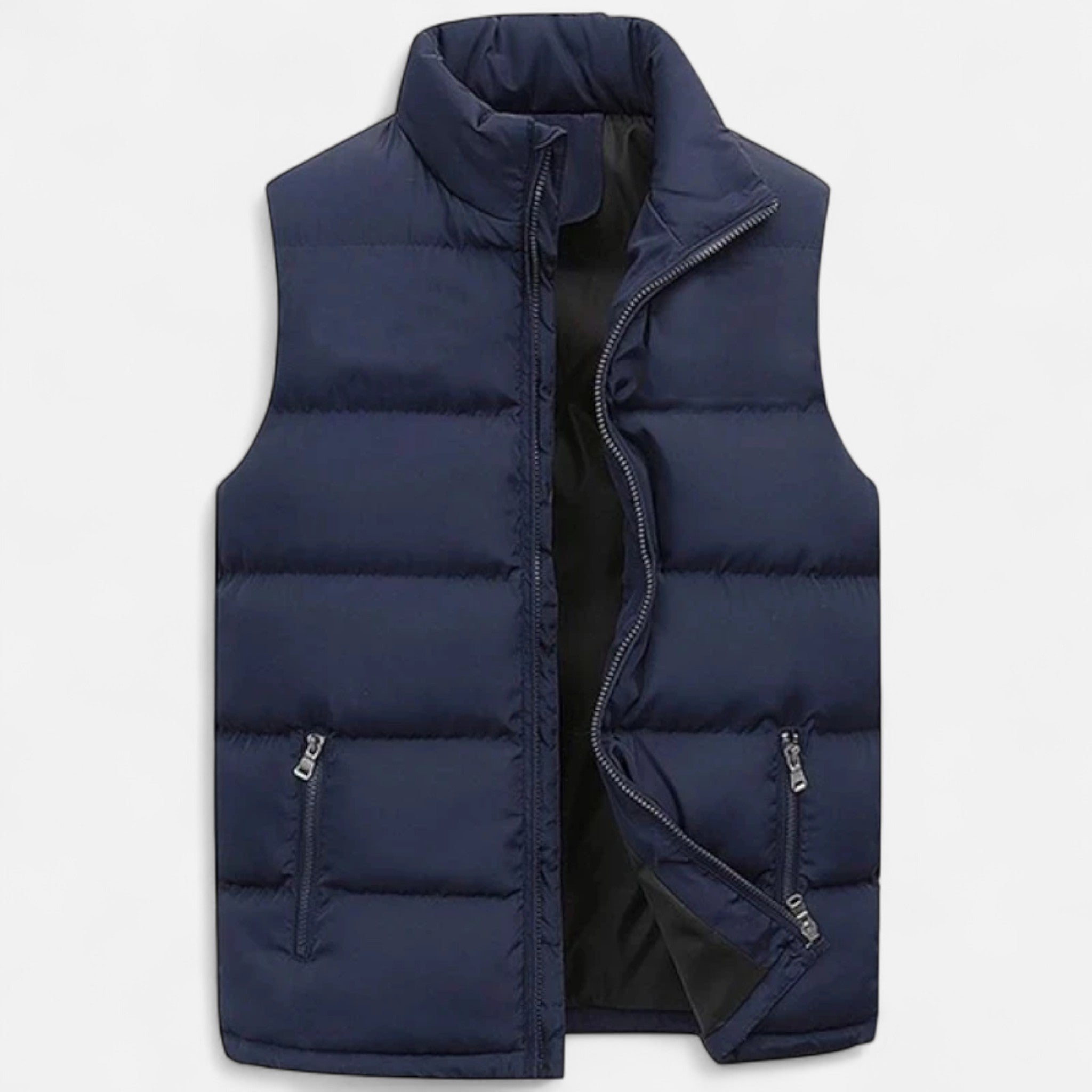 Vellardo Moda | Men's Quilted Sleeveless Vest – Classic Elegance