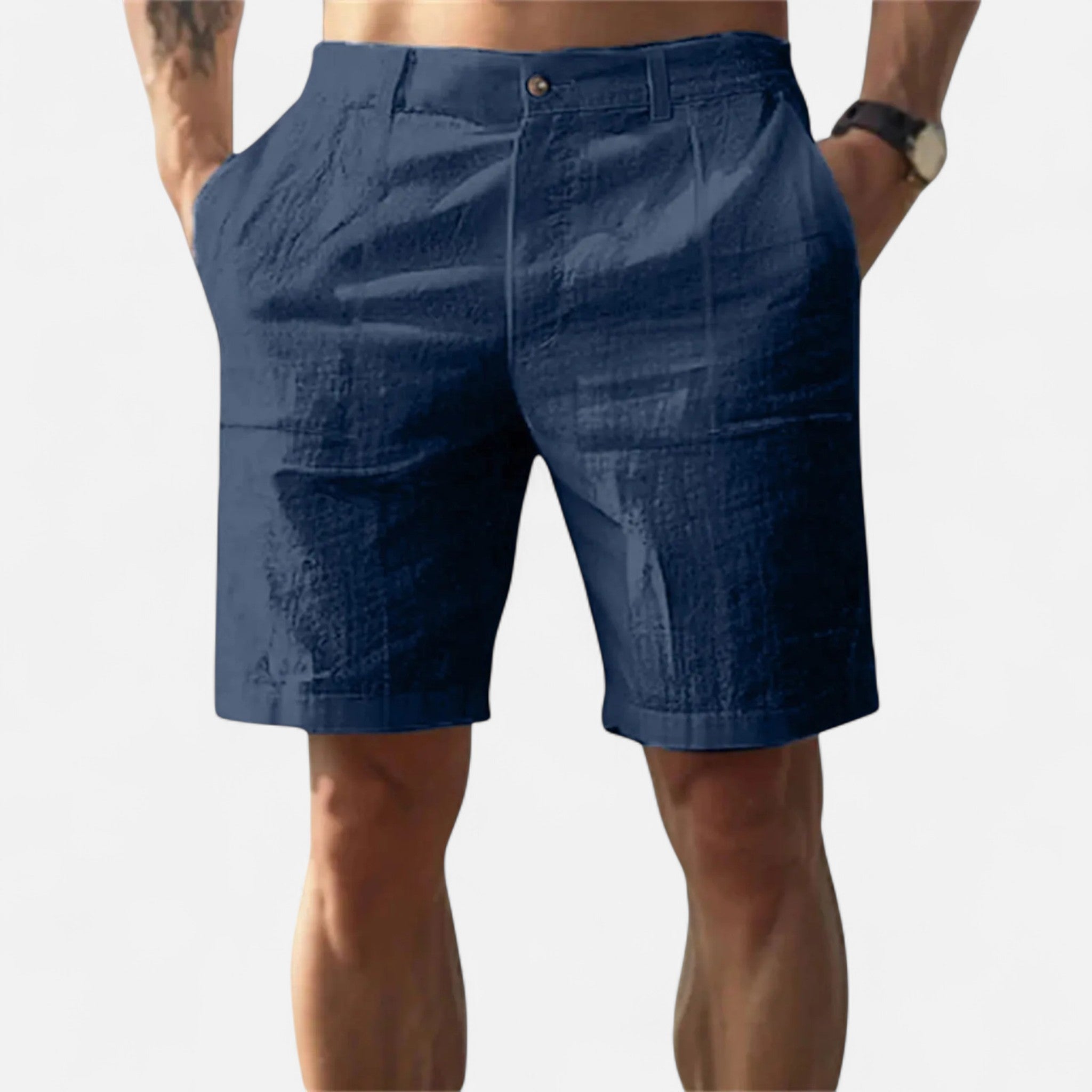 Vellardo Moda | Men's Linen Beach Shorts – Classic Elegance