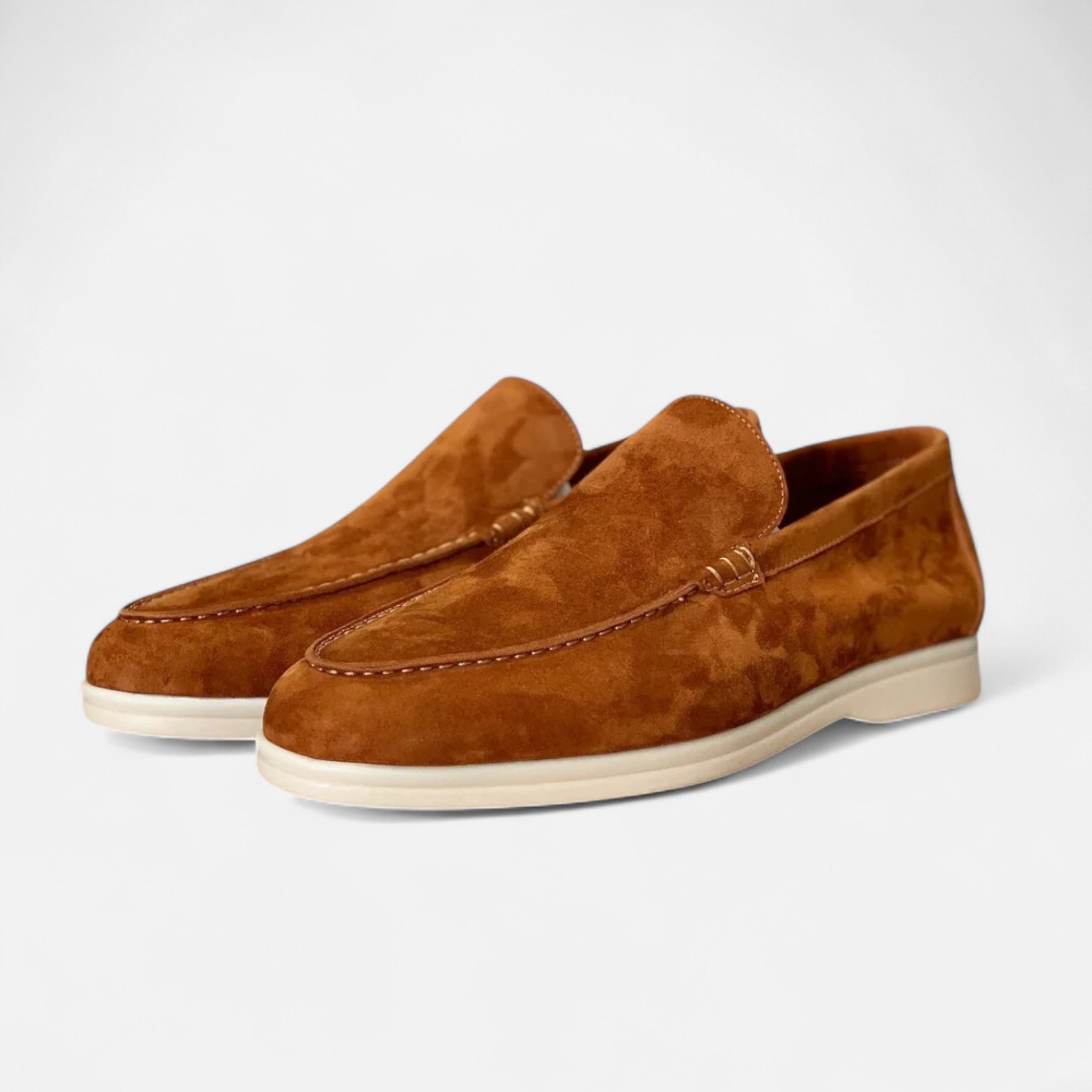 Vellardo Moda | Men's Suede Loafers – Timeless Elegance