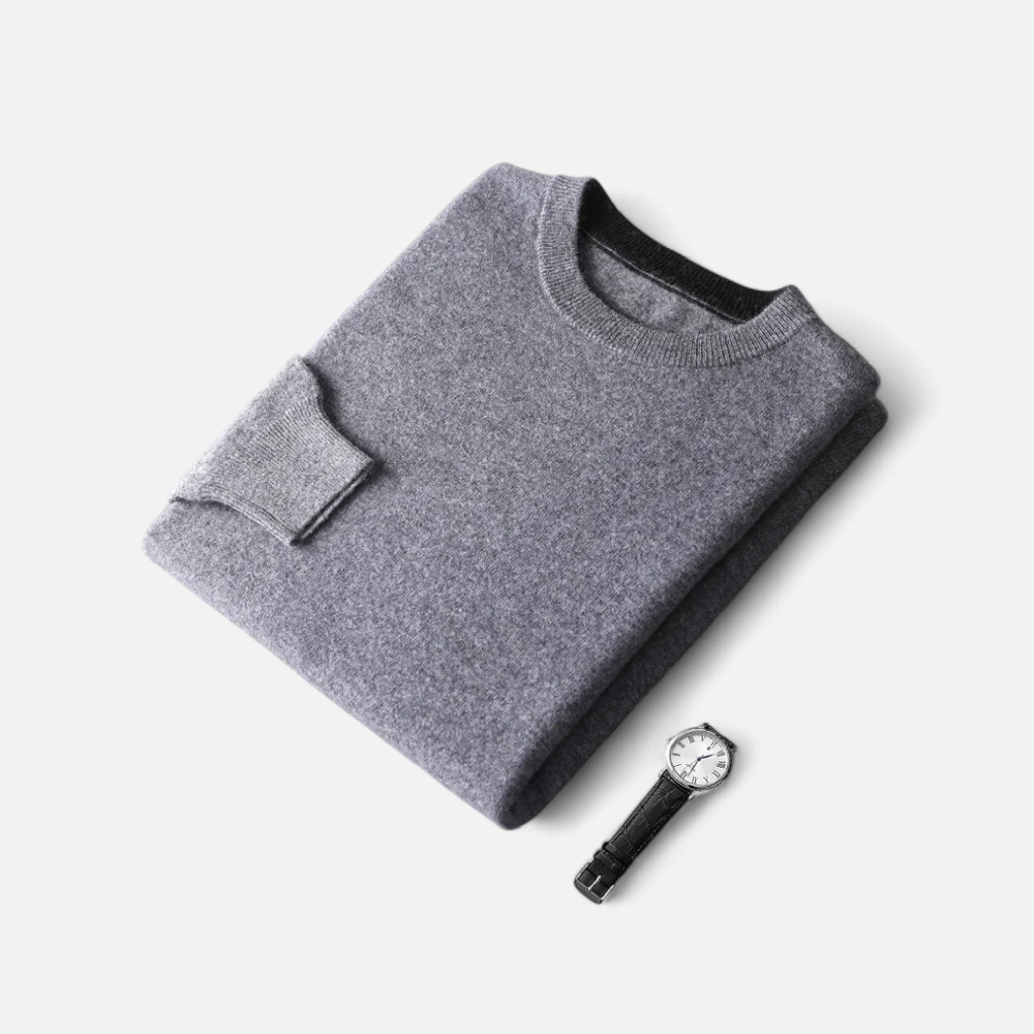 Vellardo Moda | Men's Wool Sweater – Classic Round Neck