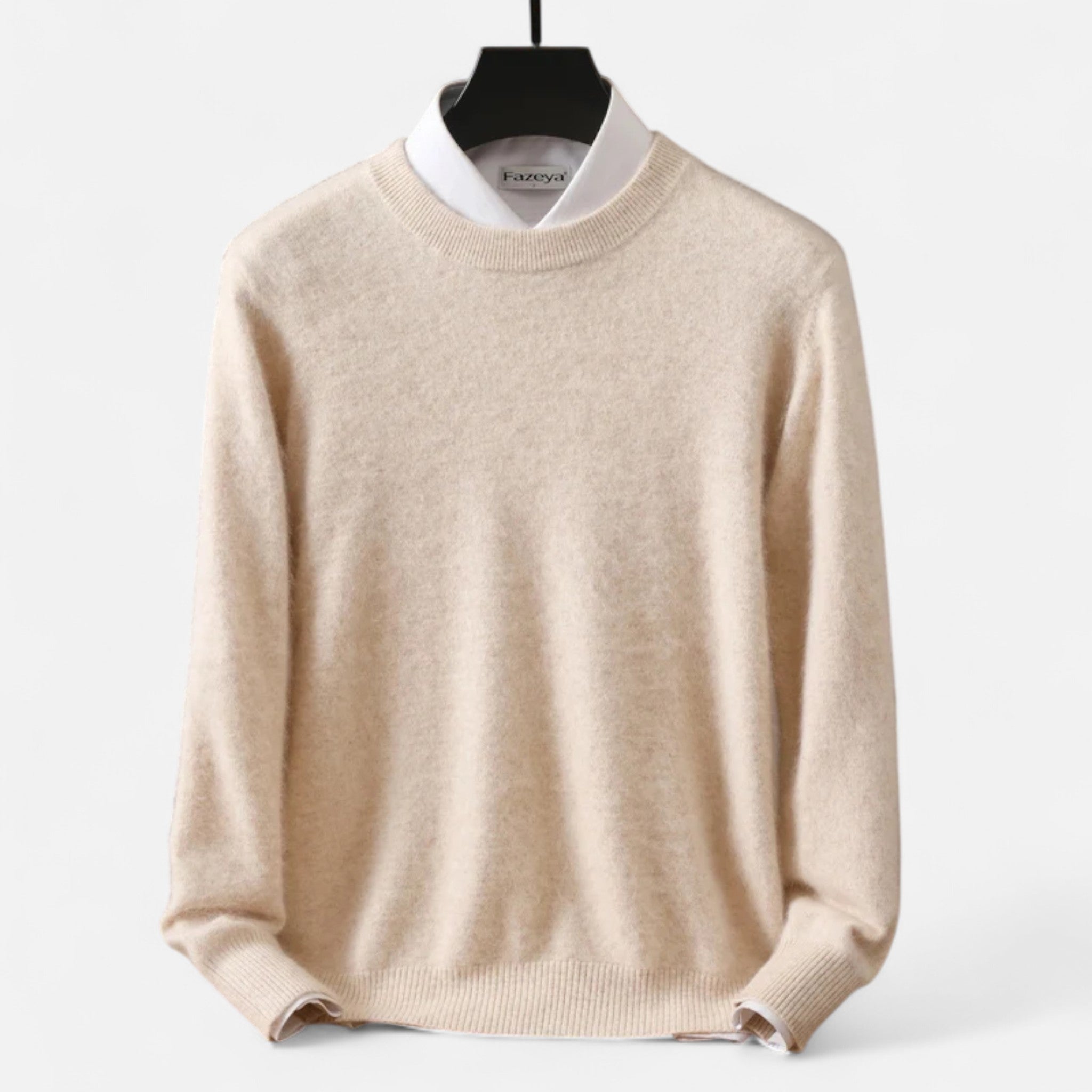 Vellardo Moda | Men's Mink Cashmere Sweater – Classic Elegance