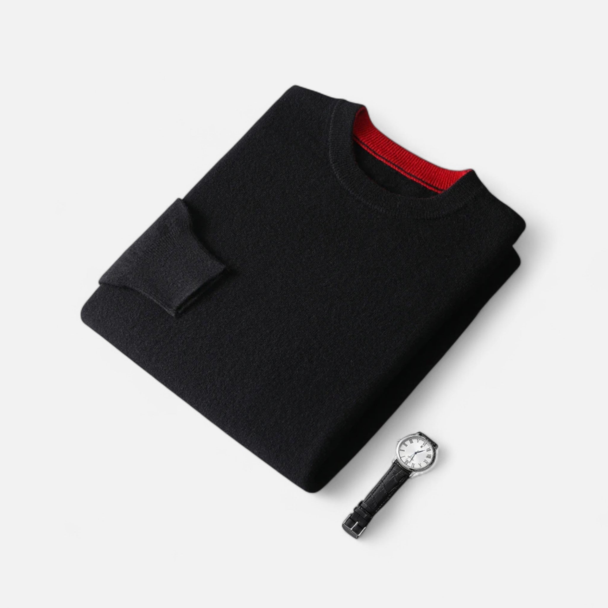 Vellardo Moda | Men's Wool Sweater – Classic Round Neck