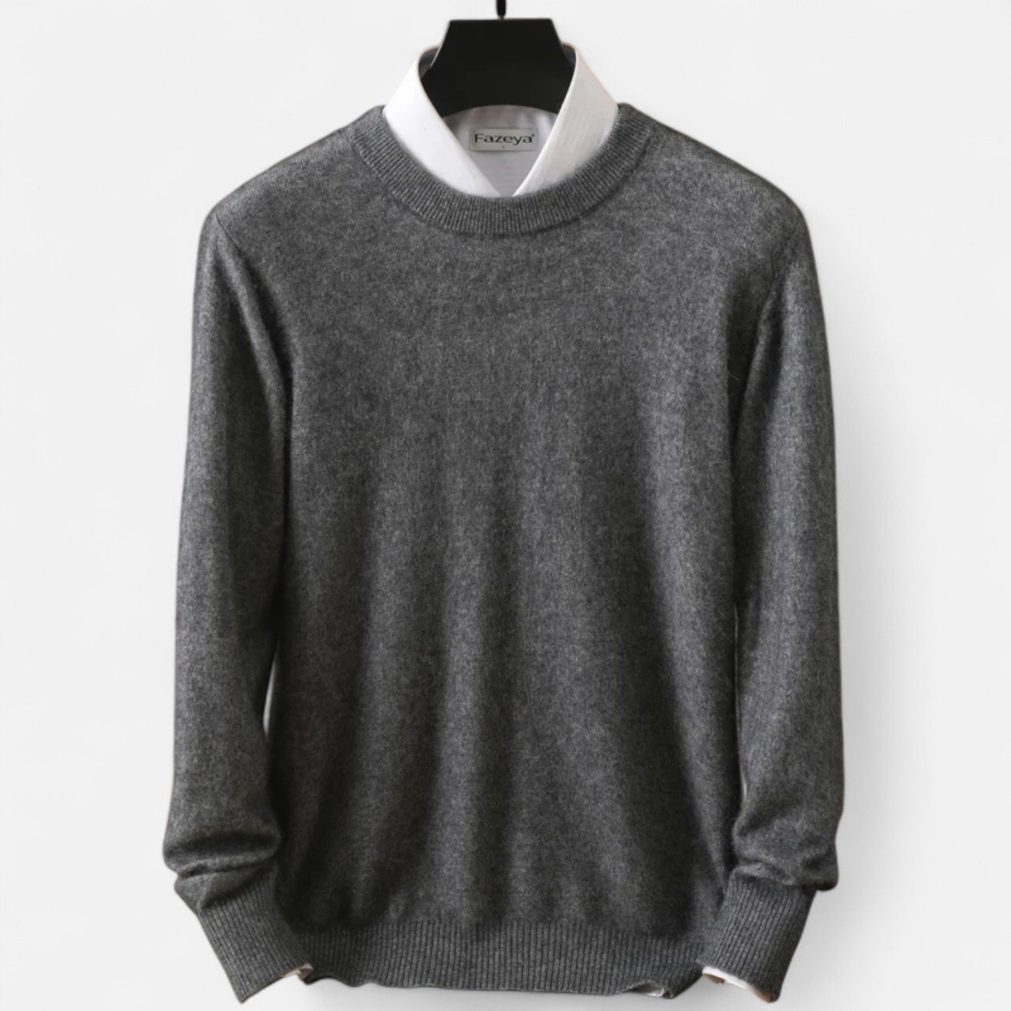 Vellardo Moda | Men's Mink Cashmere Sweater – Classic Elegance