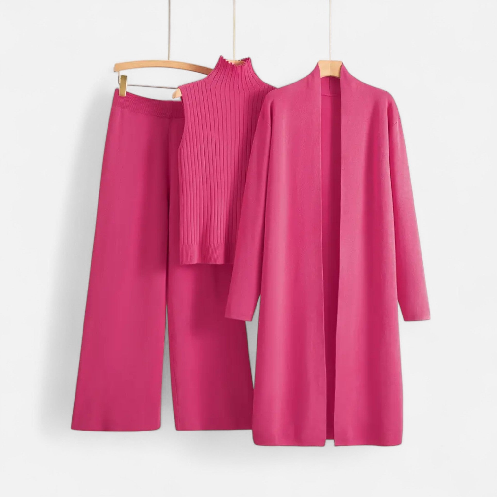 Vellardo Moda | Women's 3-Piece Set – Autumn/Winter Elegance